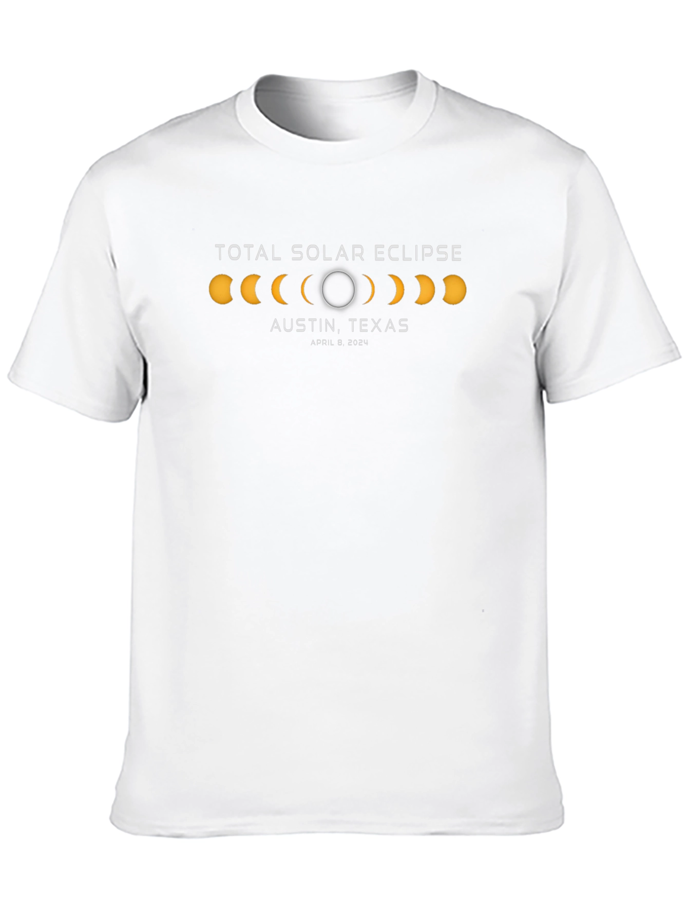 Total Solar Eclipse Austin Texas April 8 2024 T-Shirt