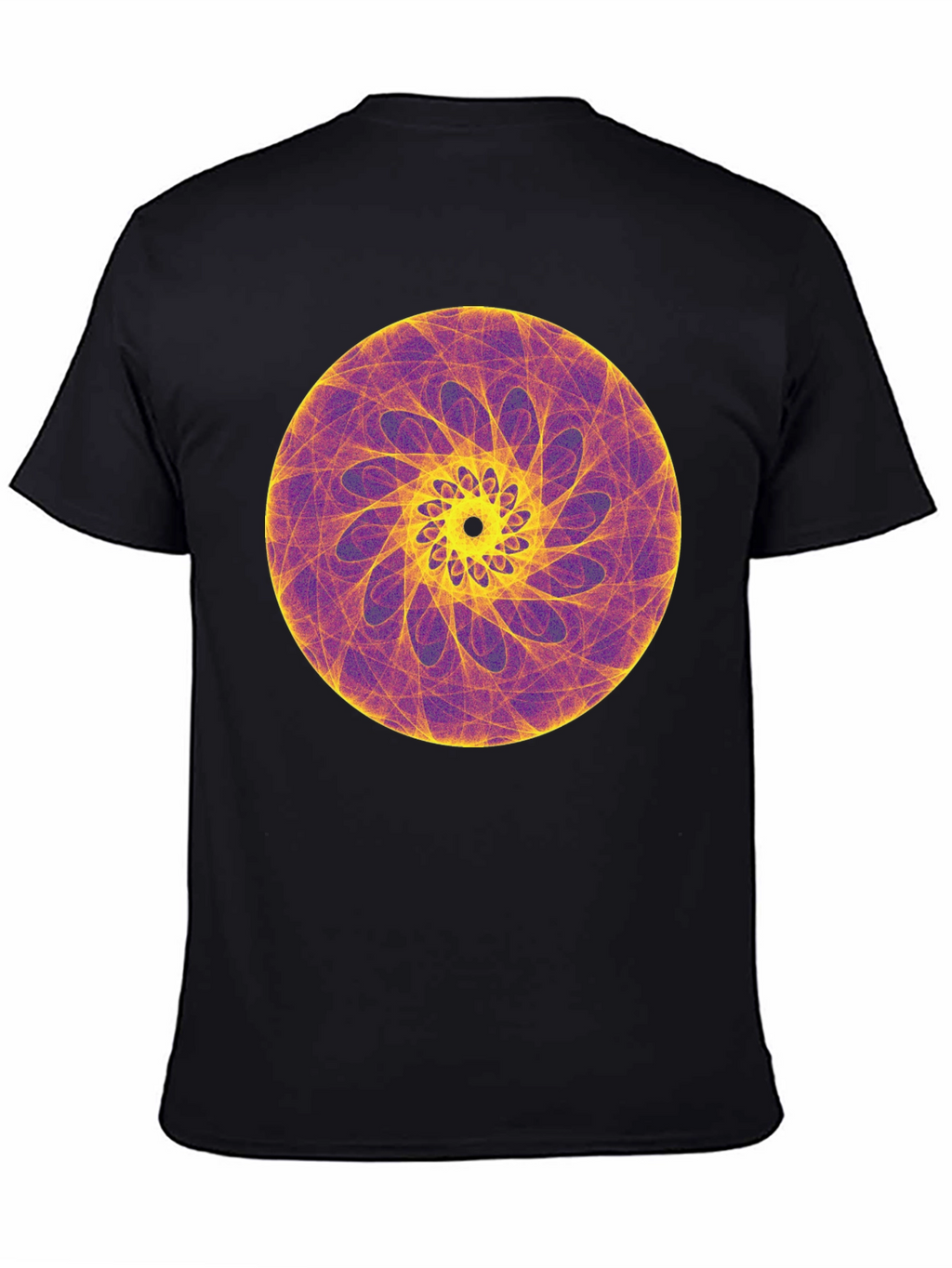 Geometric Swirl Graphic Tee
