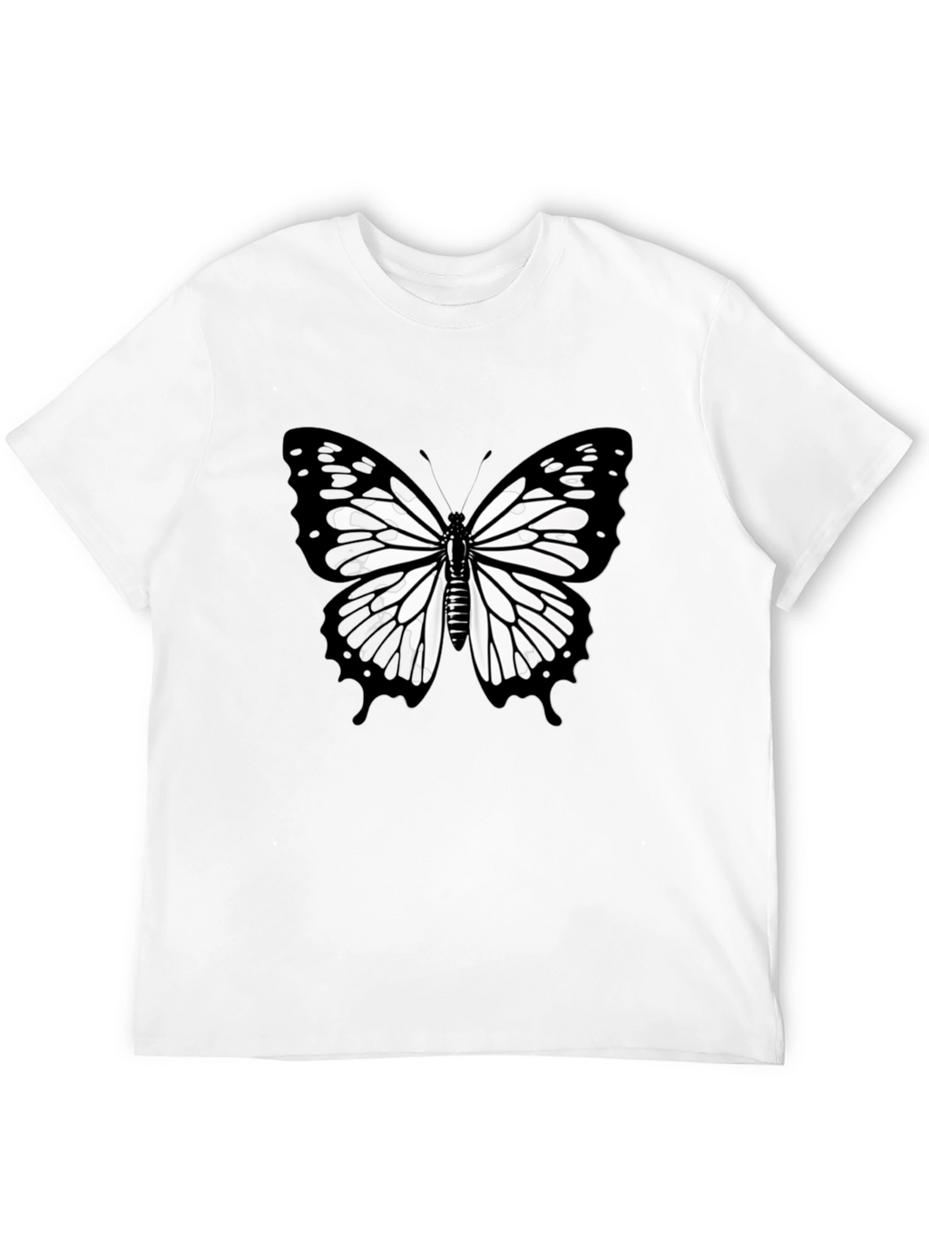 Butterfly Graphic Black T-Shirt