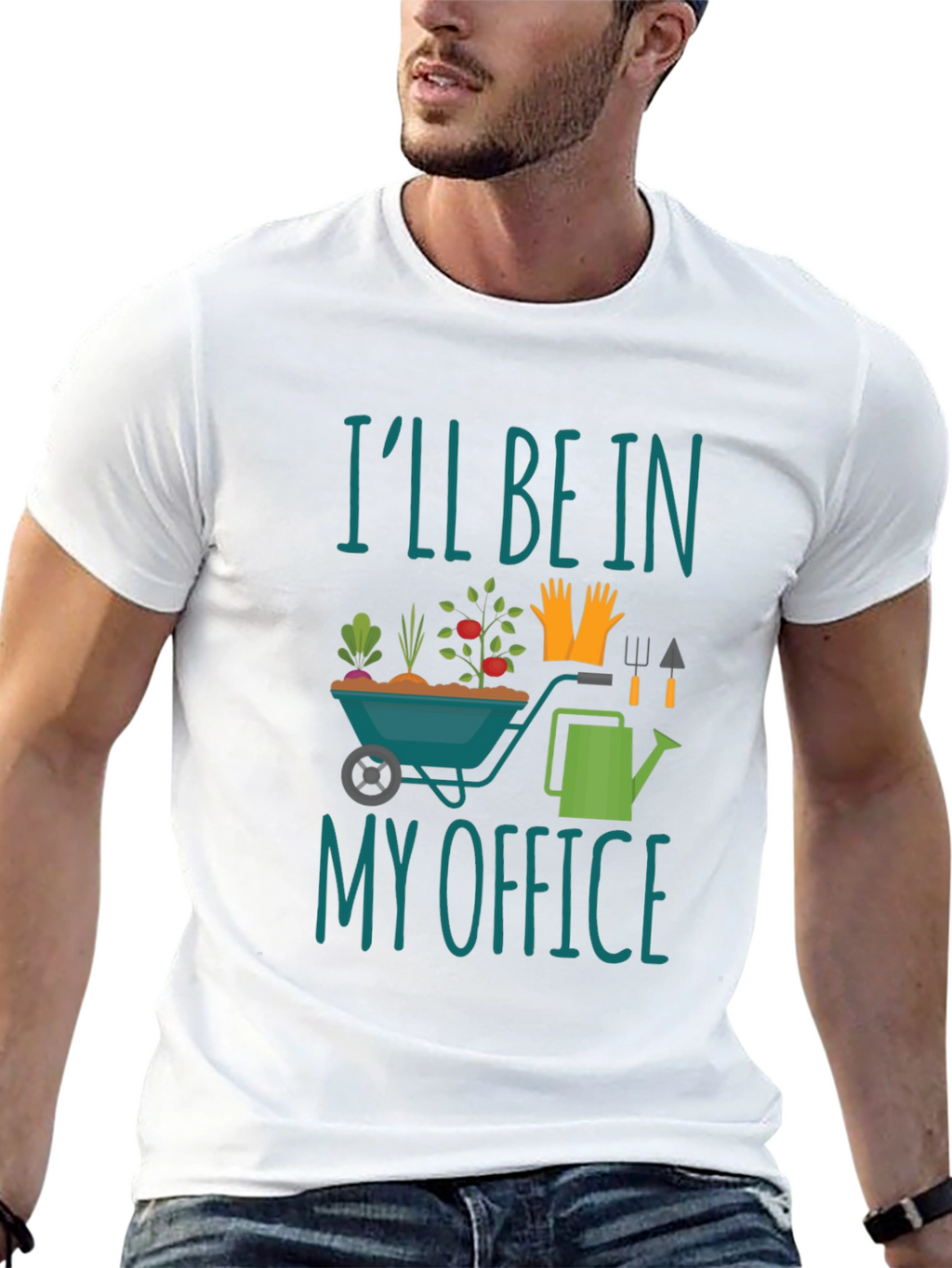 Gardener T-Shirt - Ill Be In My Office
