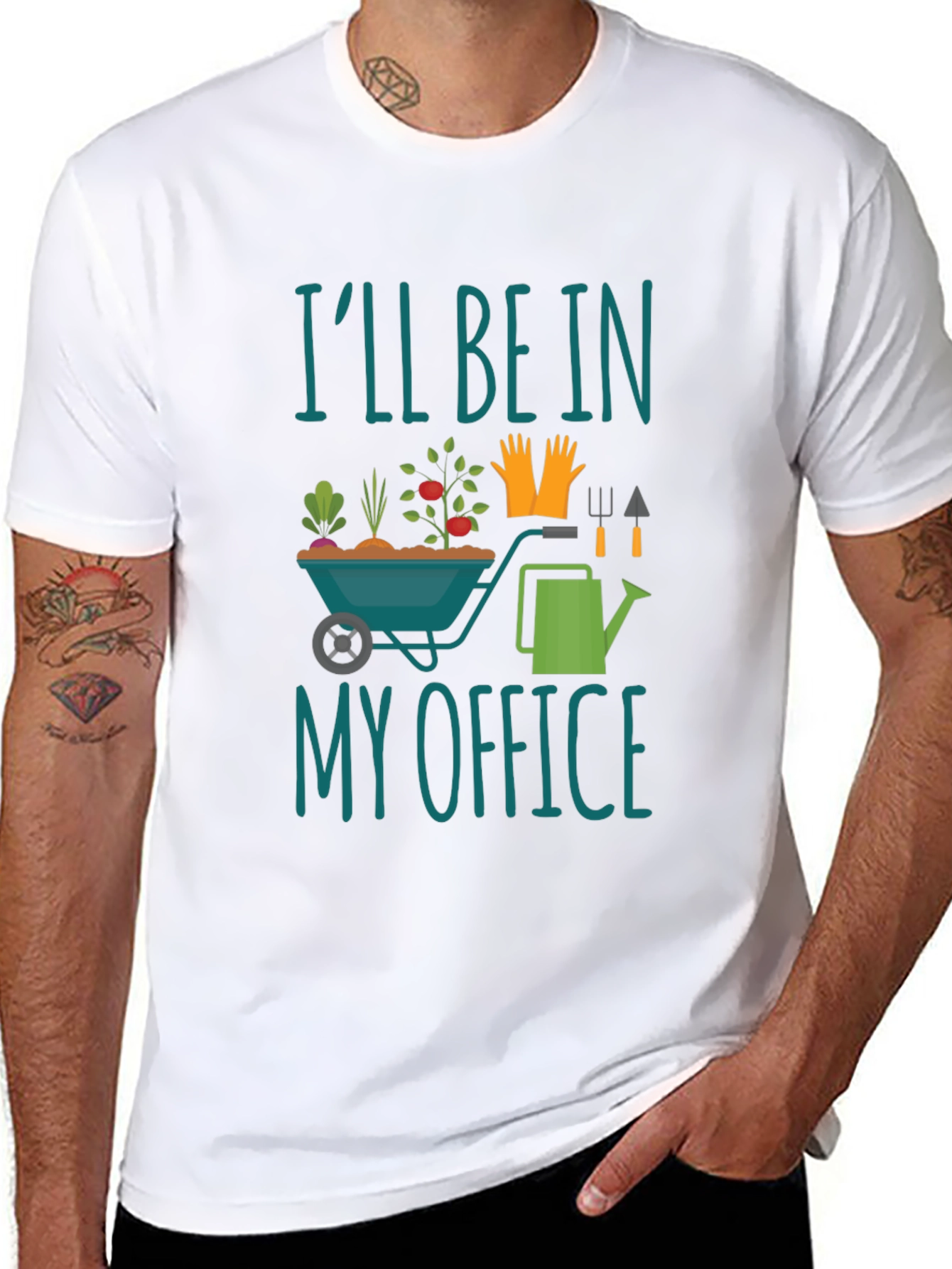 Gardener T-Shirt - Ill Be In My Office