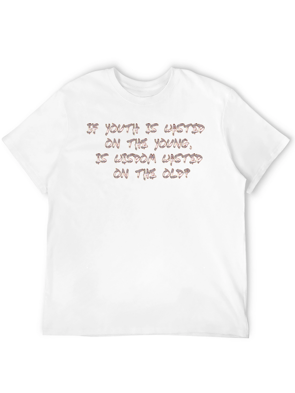 Wasted Wisdom Graphic T-Shirt
