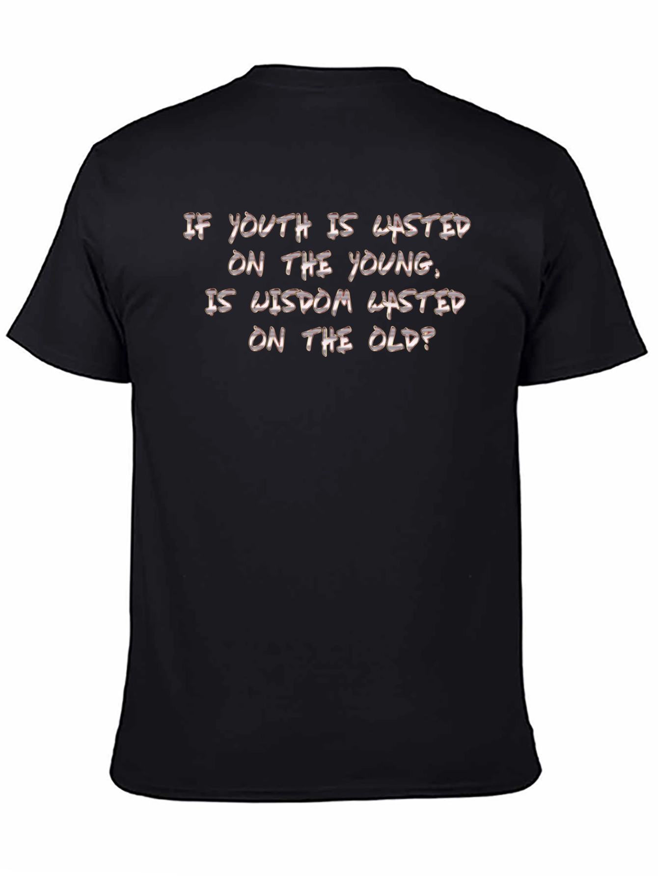 Wasted Wisdom Graphic T-Shirt