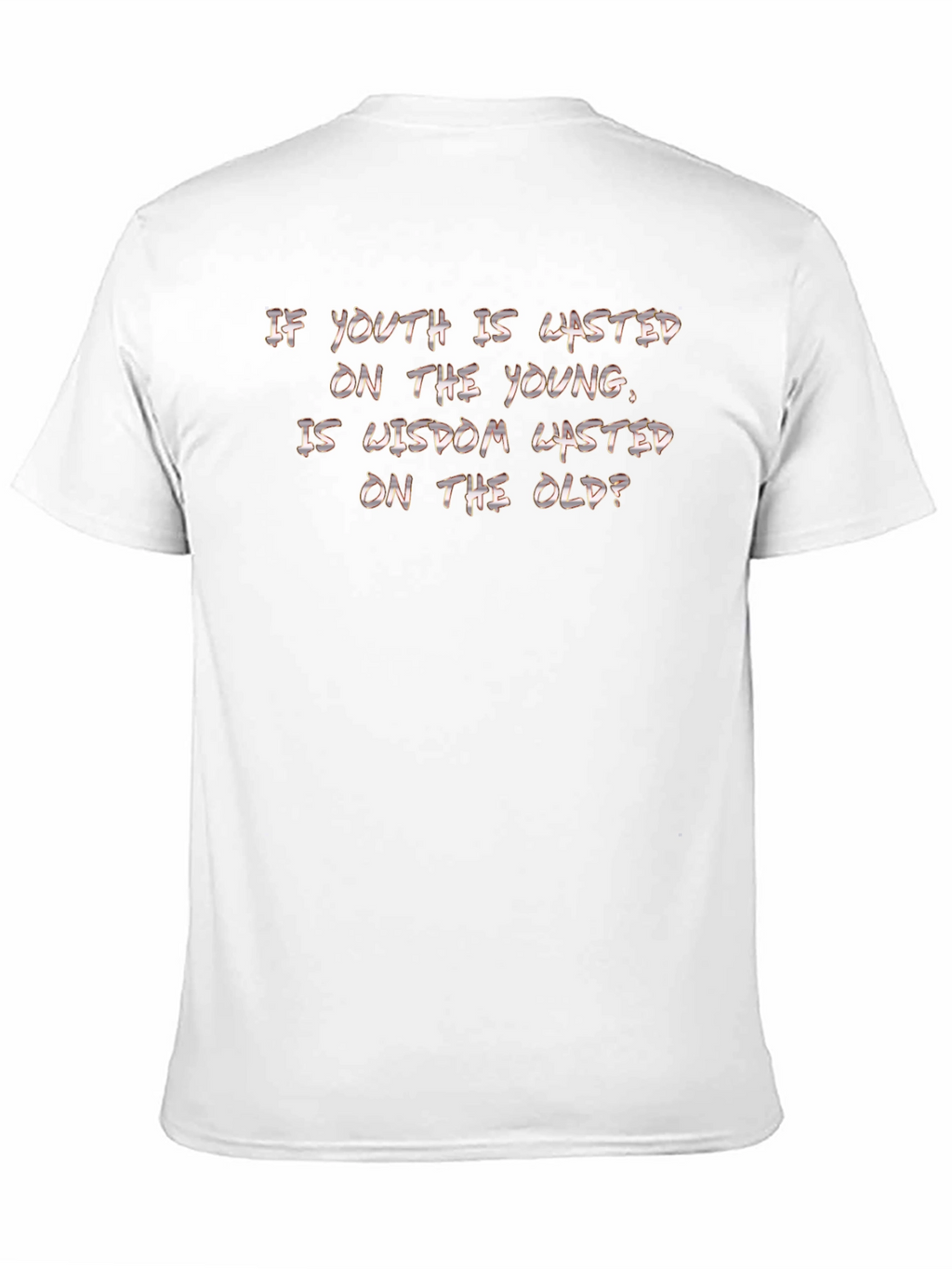 Wasted Wisdom Graphic T-Shirt