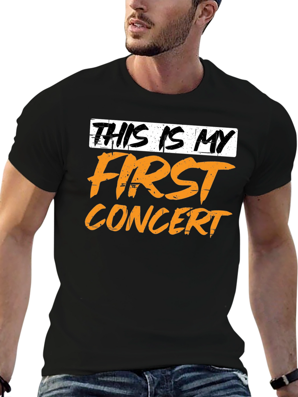 My First Concert T-Shirt - Novelty Graphic Tee