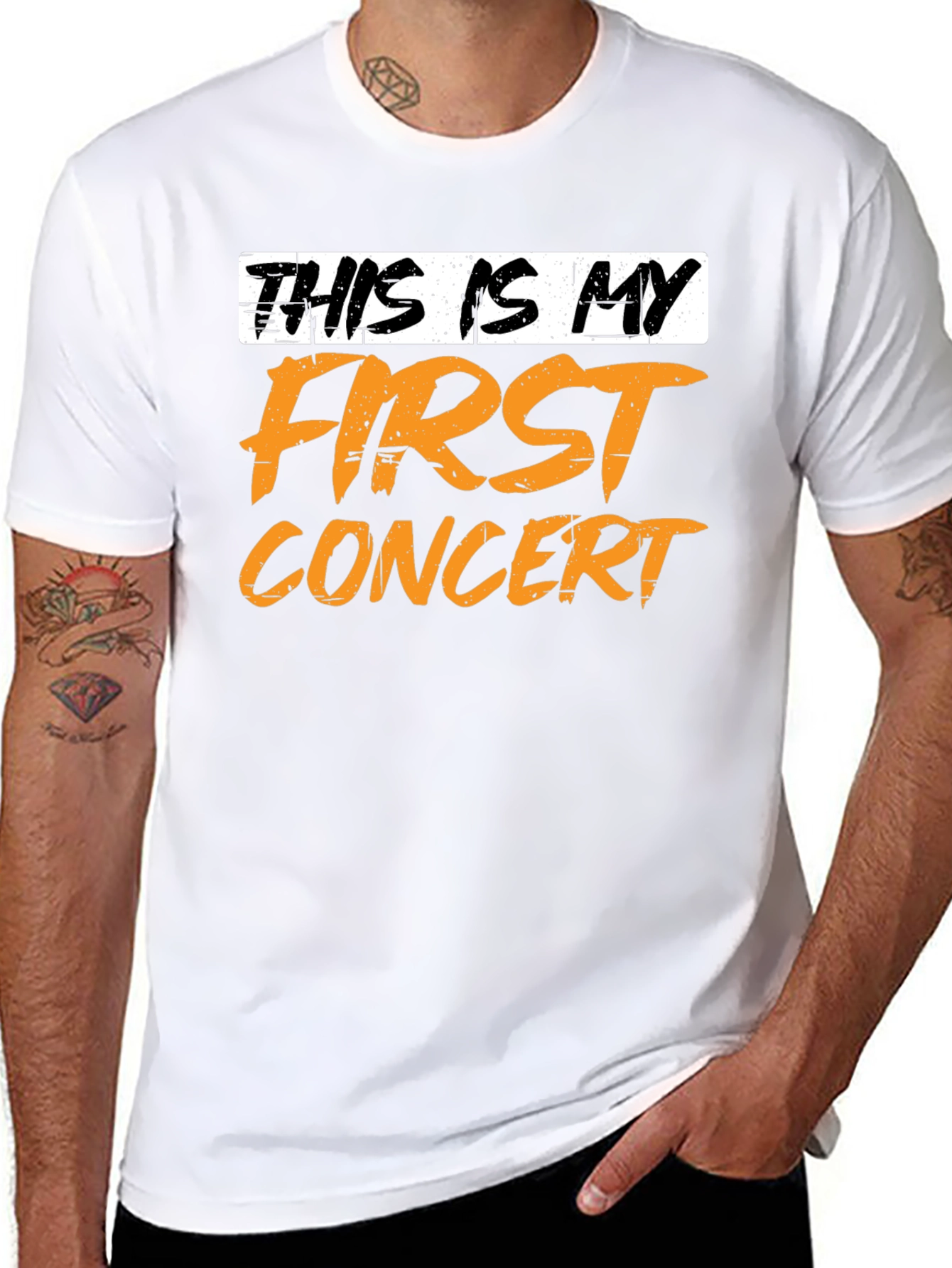 My First Concert T-Shirt - Novelty Graphic Tee