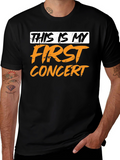 My First Concert T-Shirt - Novelty Graphic Tee