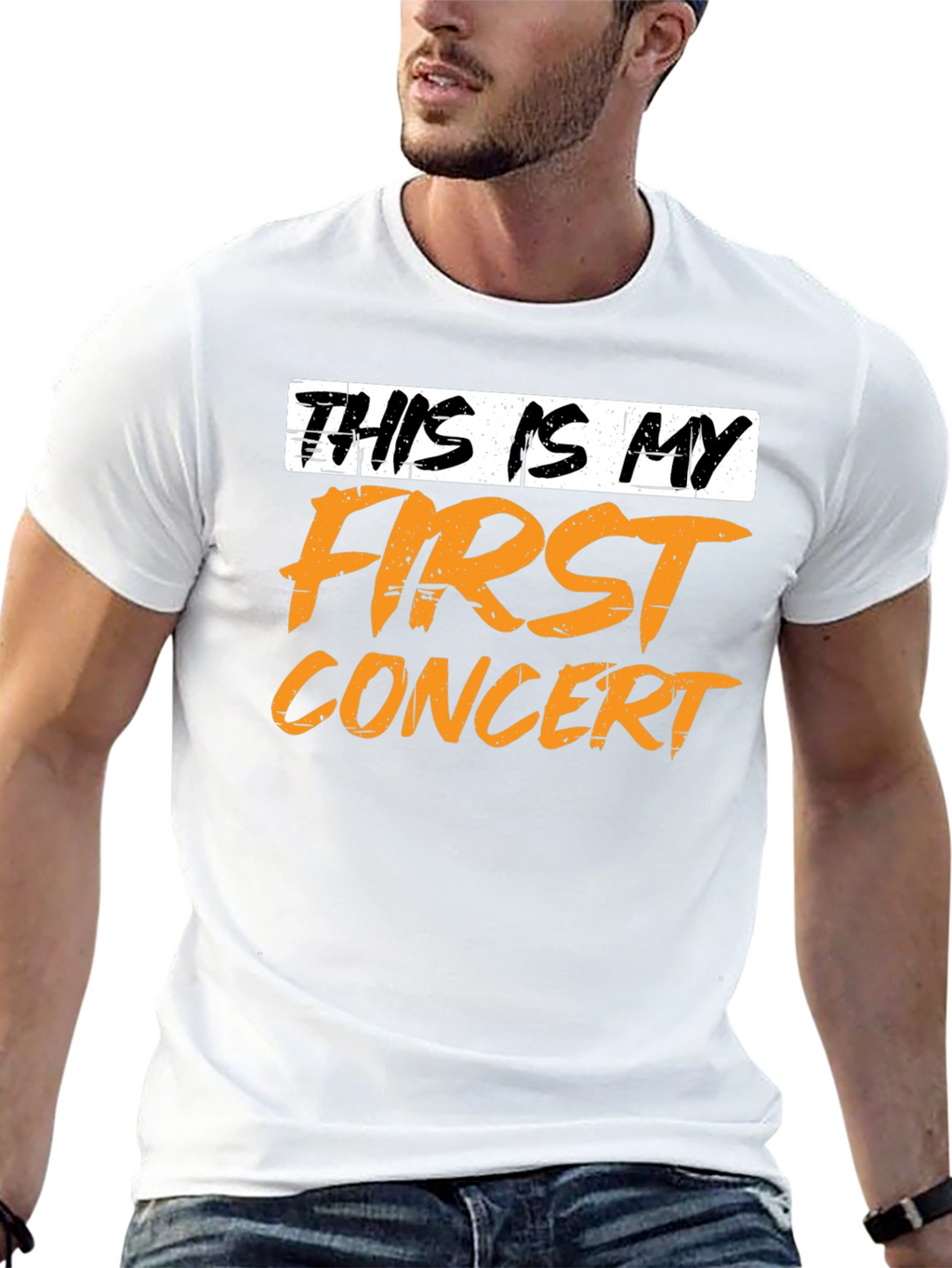 My First Concert T-Shirt - Novelty Graphic Tee