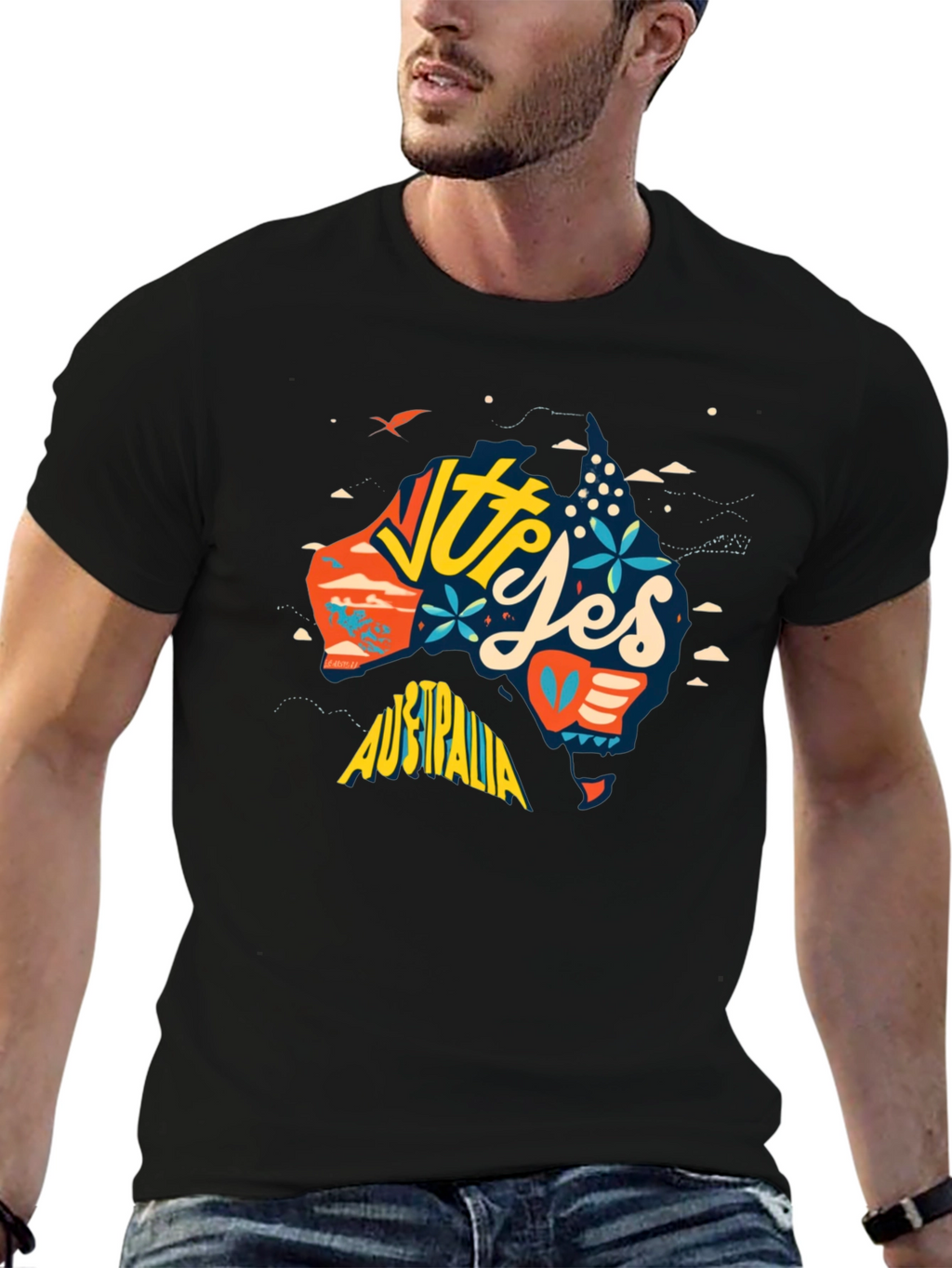 Australia Vegemite Novelty Graphic T-Shirt