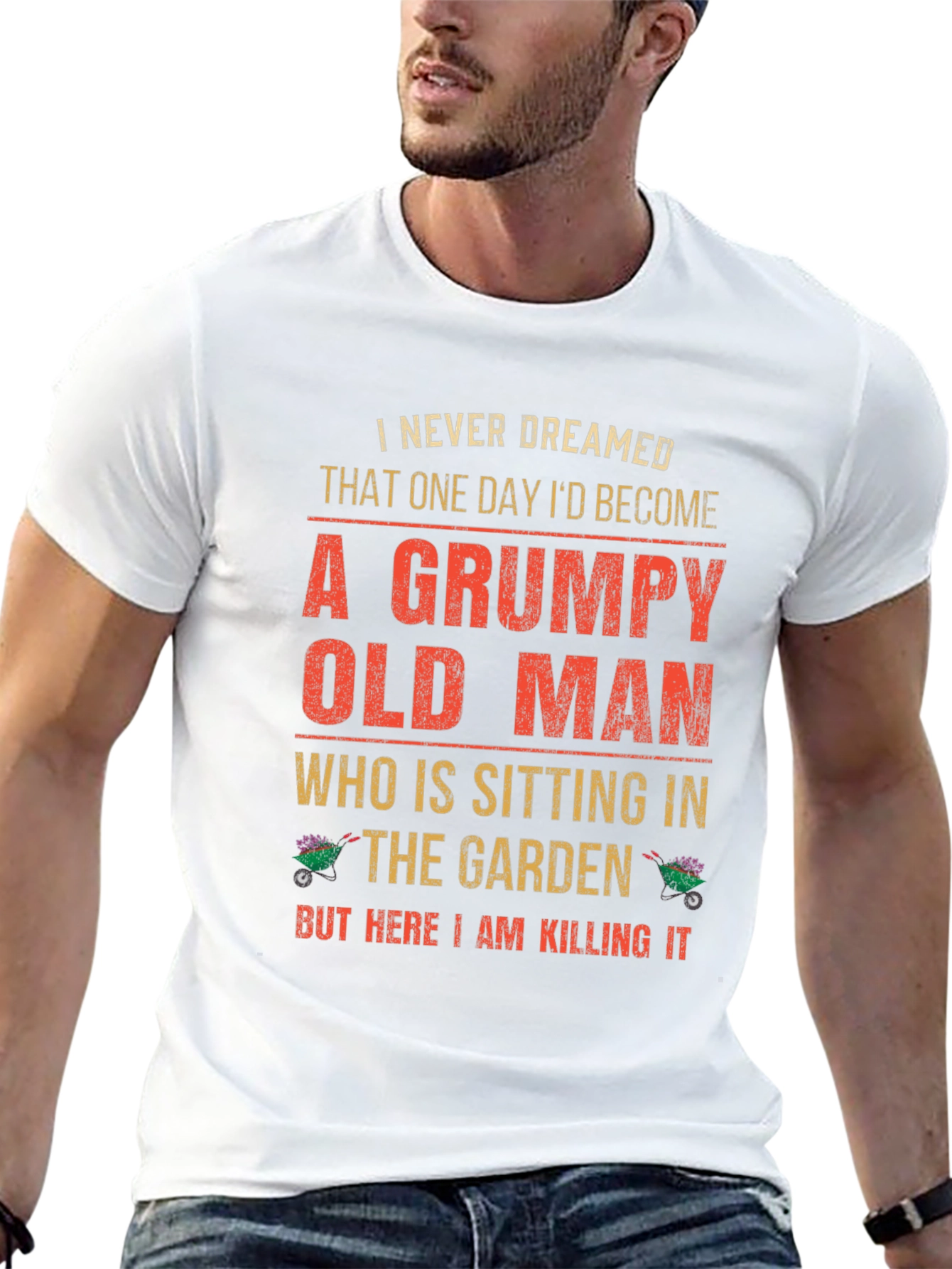 Grumpy Old Man Garden T-Shirt
