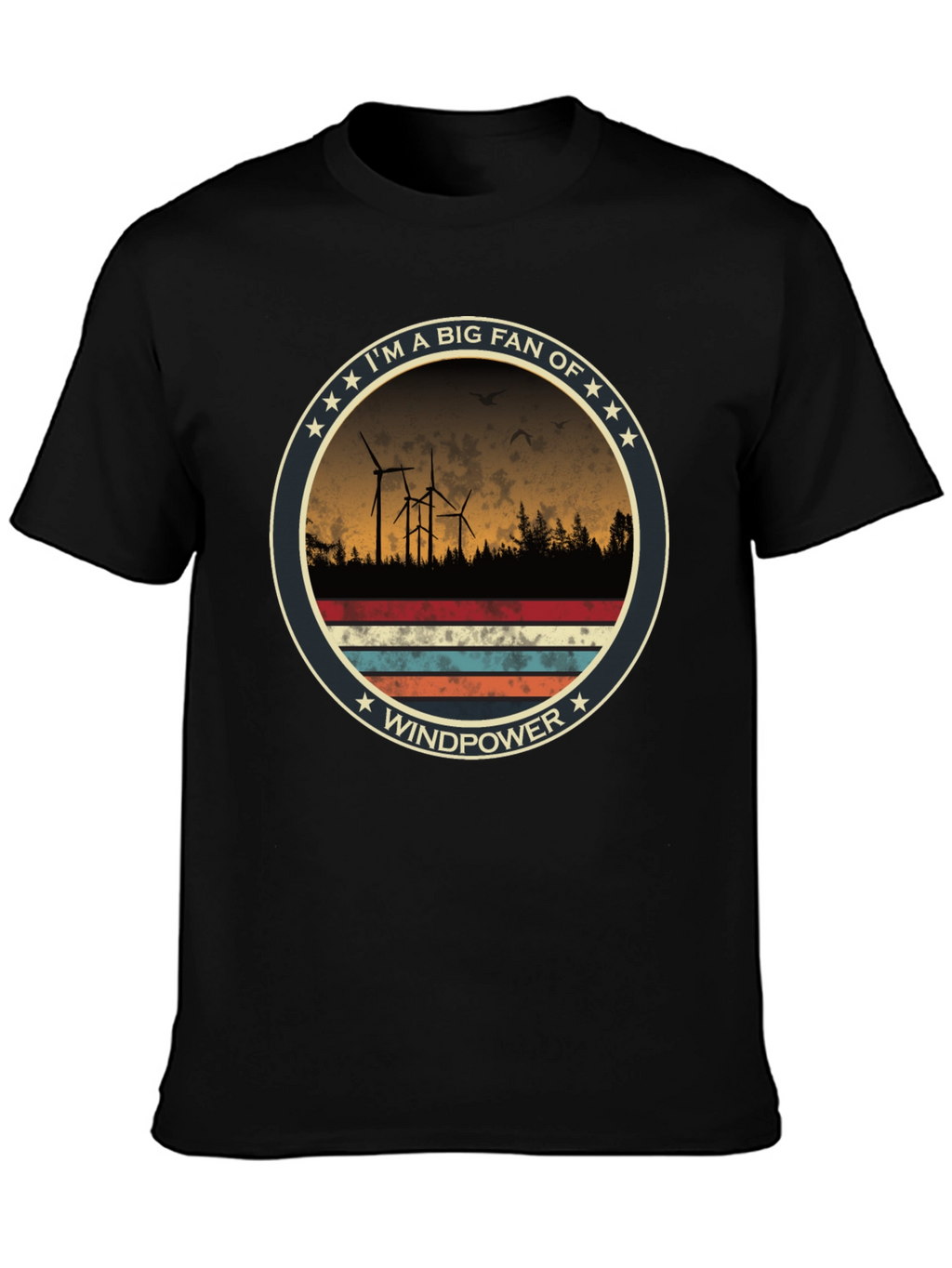 Windpower Fan T-Shirt - Eco-Friendly Energy Tee