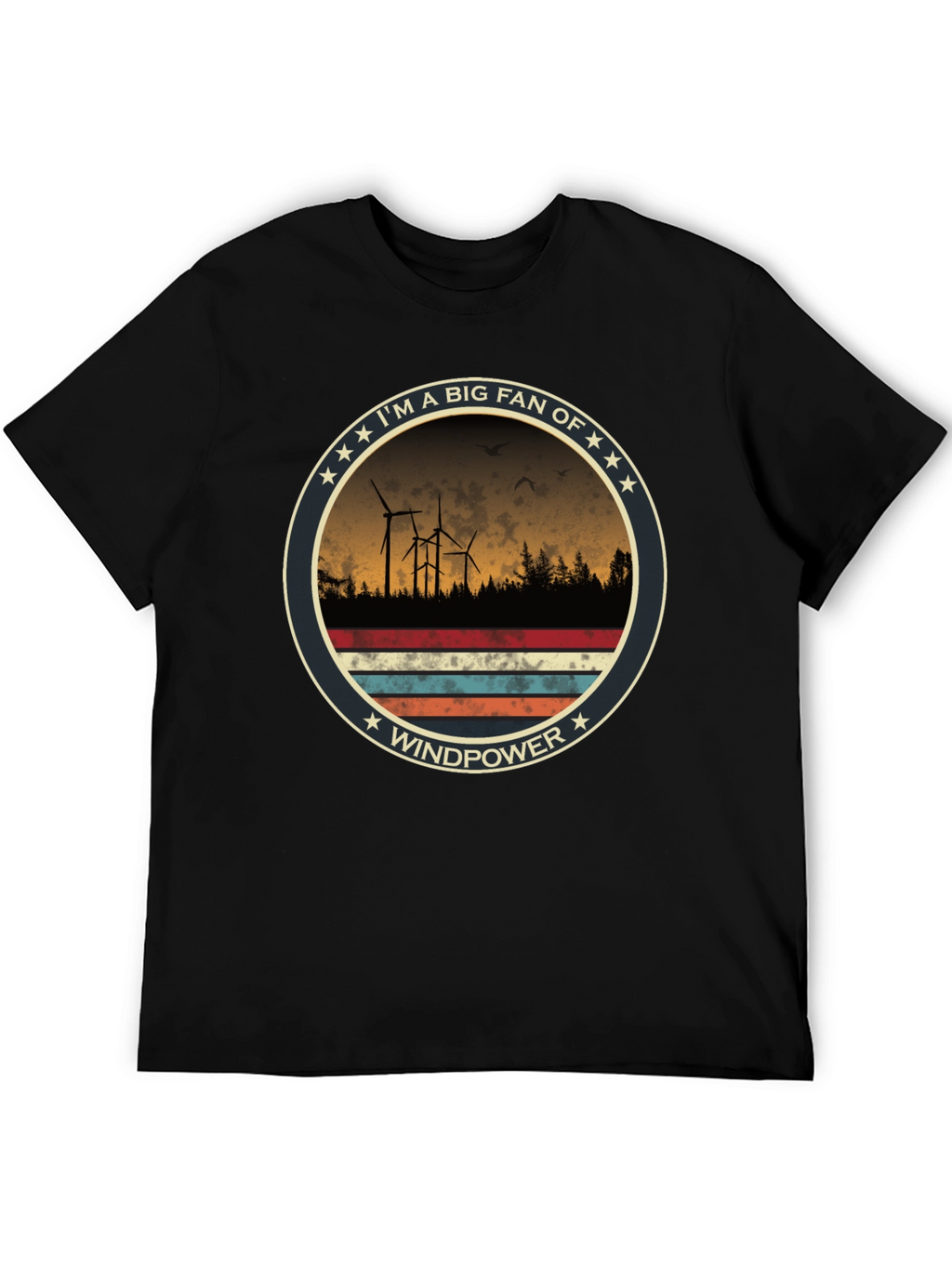 Windpower Fan T-Shirt - Eco-Friendly Energy Tee