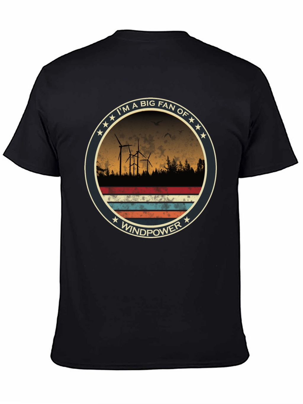 Windpower Fan T-Shirt - Eco-Friendly Energy Tee