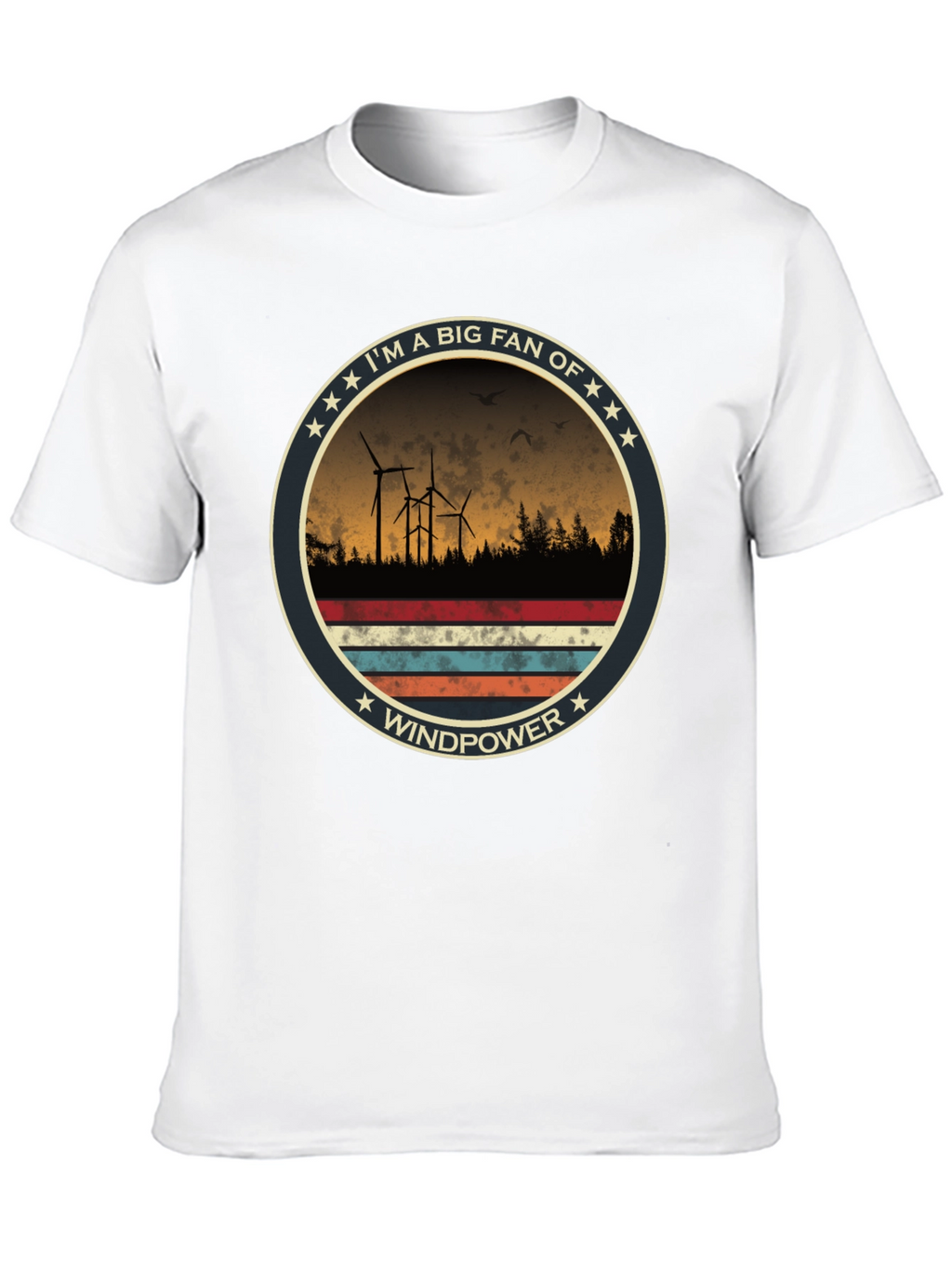 Windpower Fan T-Shirt - Eco-Friendly Energy Tee
