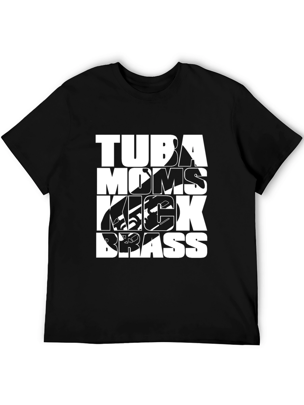 Tuba Moms Kick Brass Graphic Tee