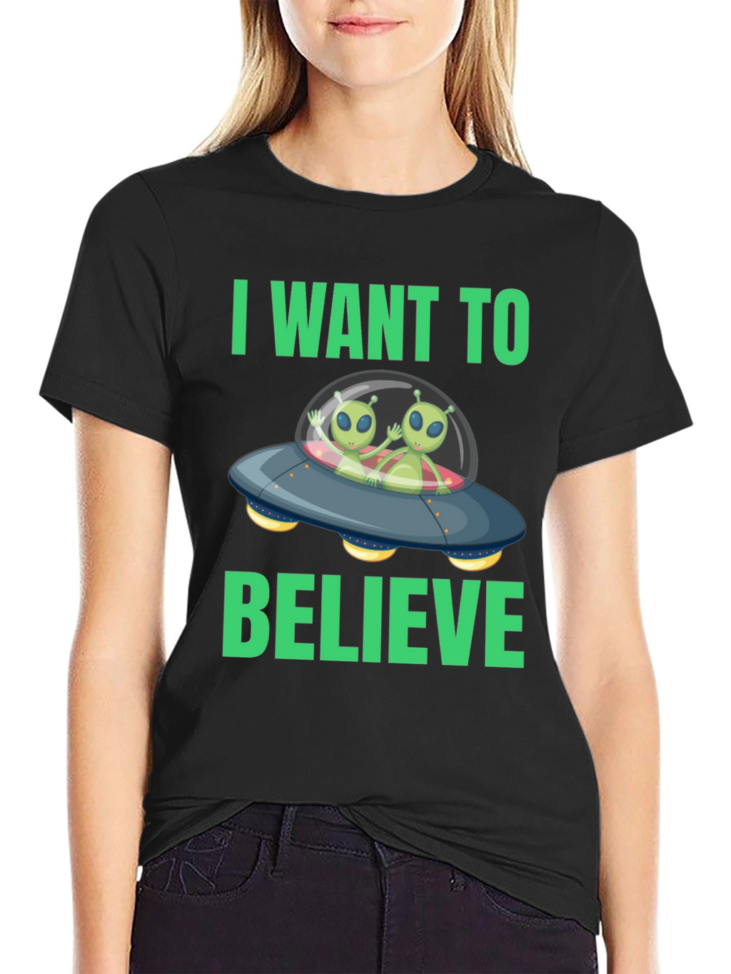I Want to Believe Alien Graphic Tee