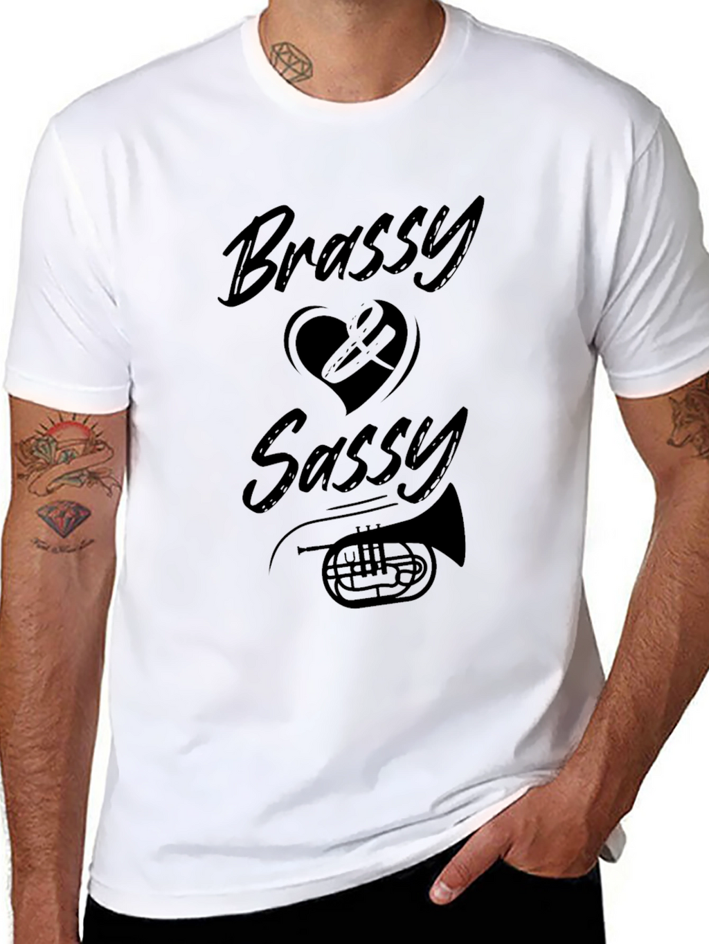 Brassy & Sassy T-Shirt - Music Lover Tee