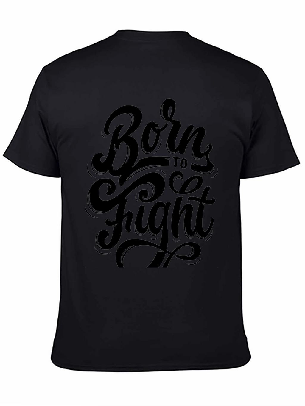 Born to Fight Black Graphic Tee
