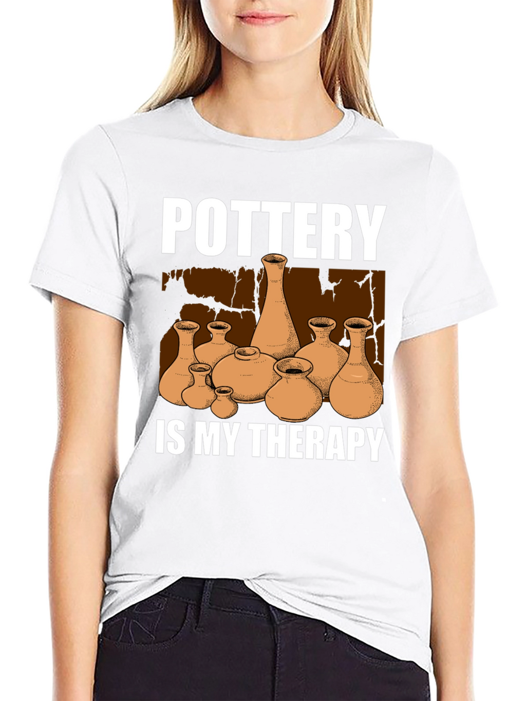 Pottery is My Therapy T-Shirt Unique Design