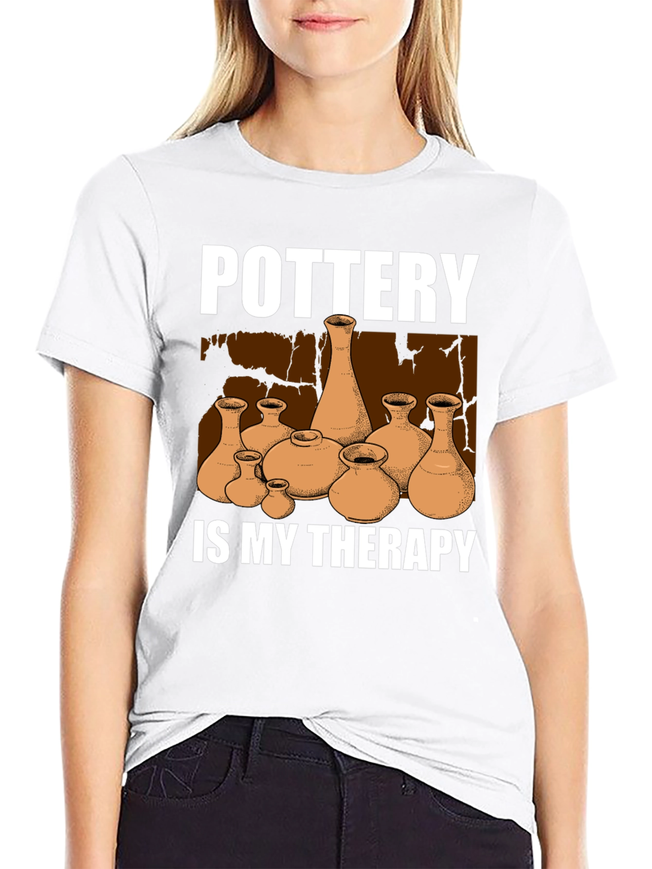 Pottery is My Therapy T-Shirt Unique Design