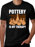 Pottery is My Therapy T-Shirt Unique Design