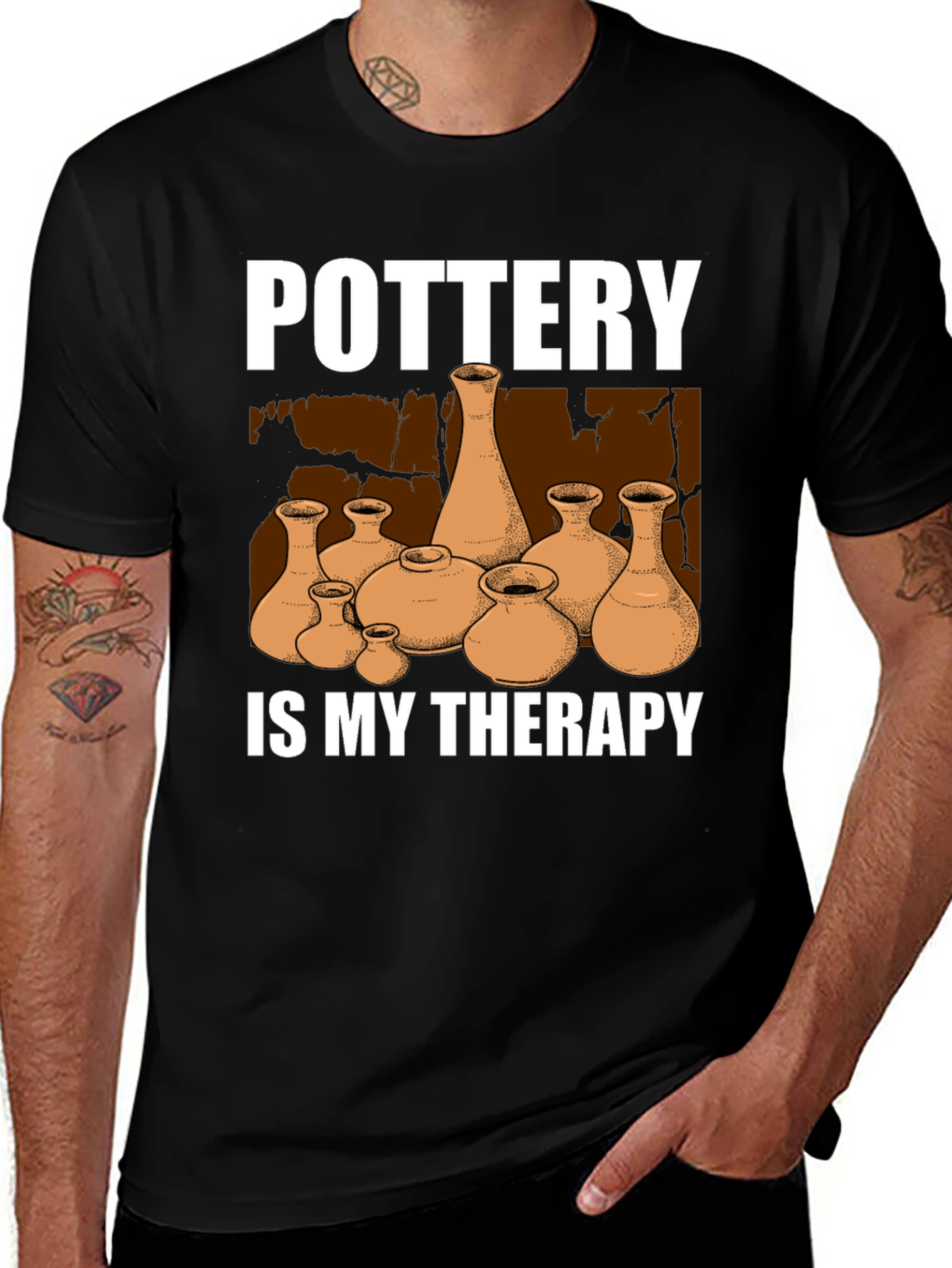 Pottery is My Therapy T-Shirt Unique Design