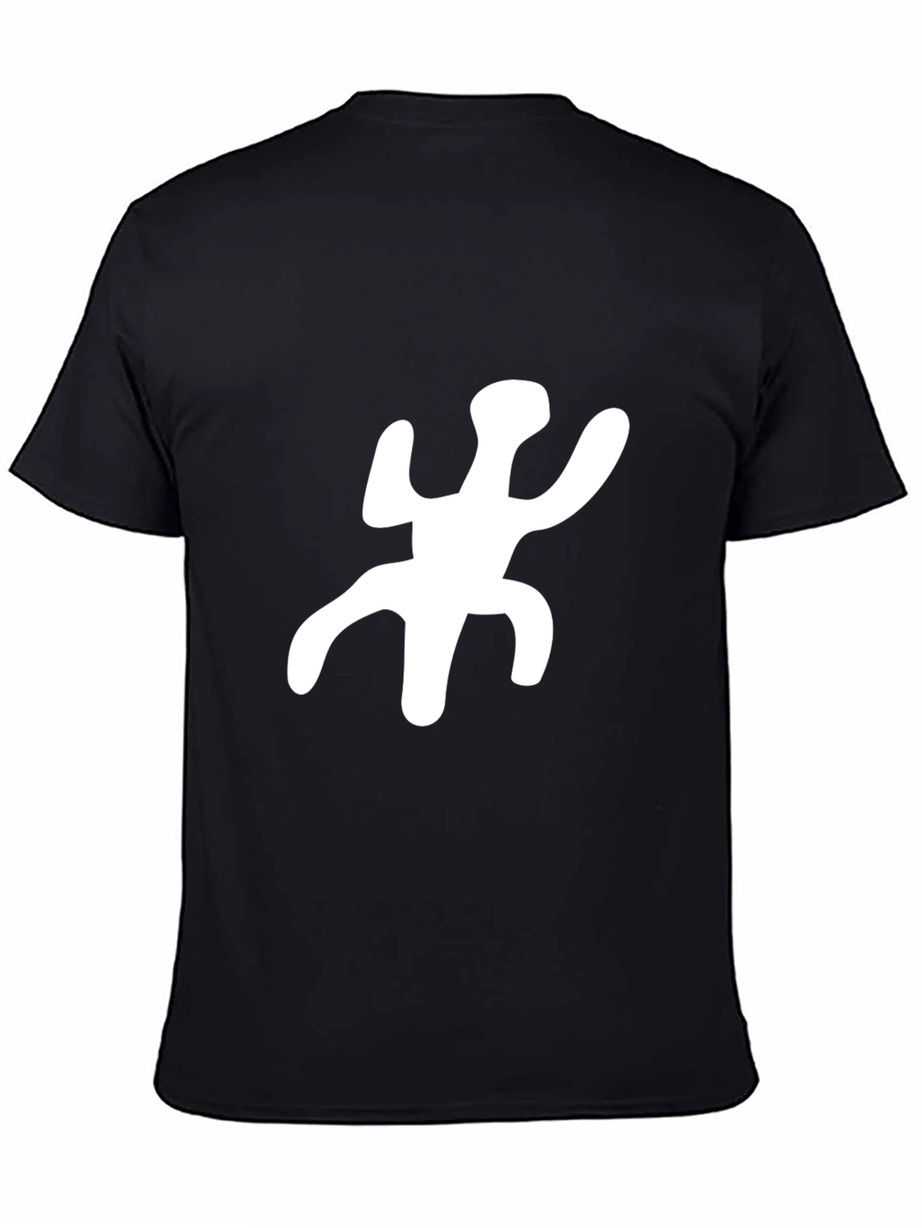 Unique Symbol Graphic Black T-Shirt