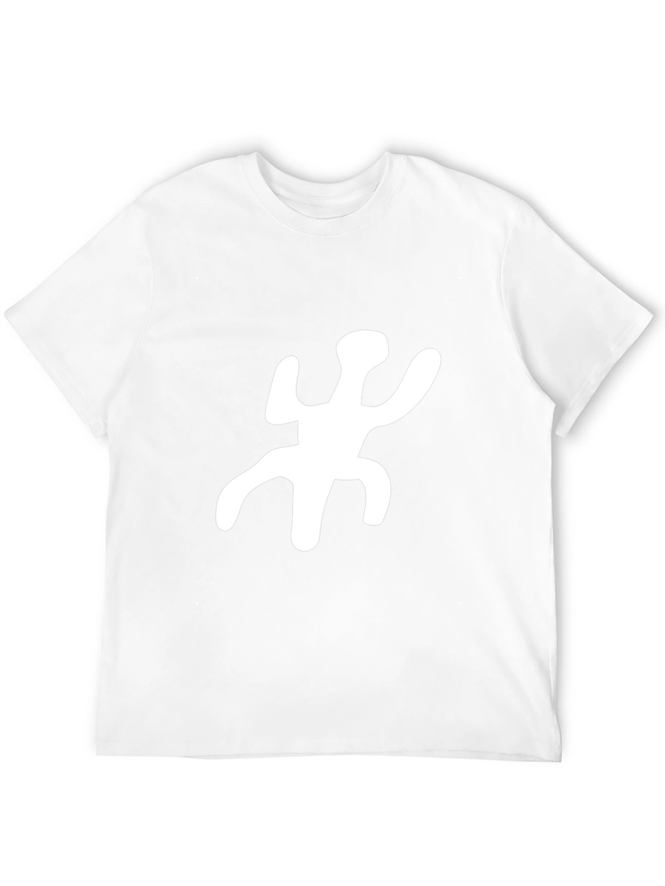 Unique Symbol Graphic Black T-Shirt