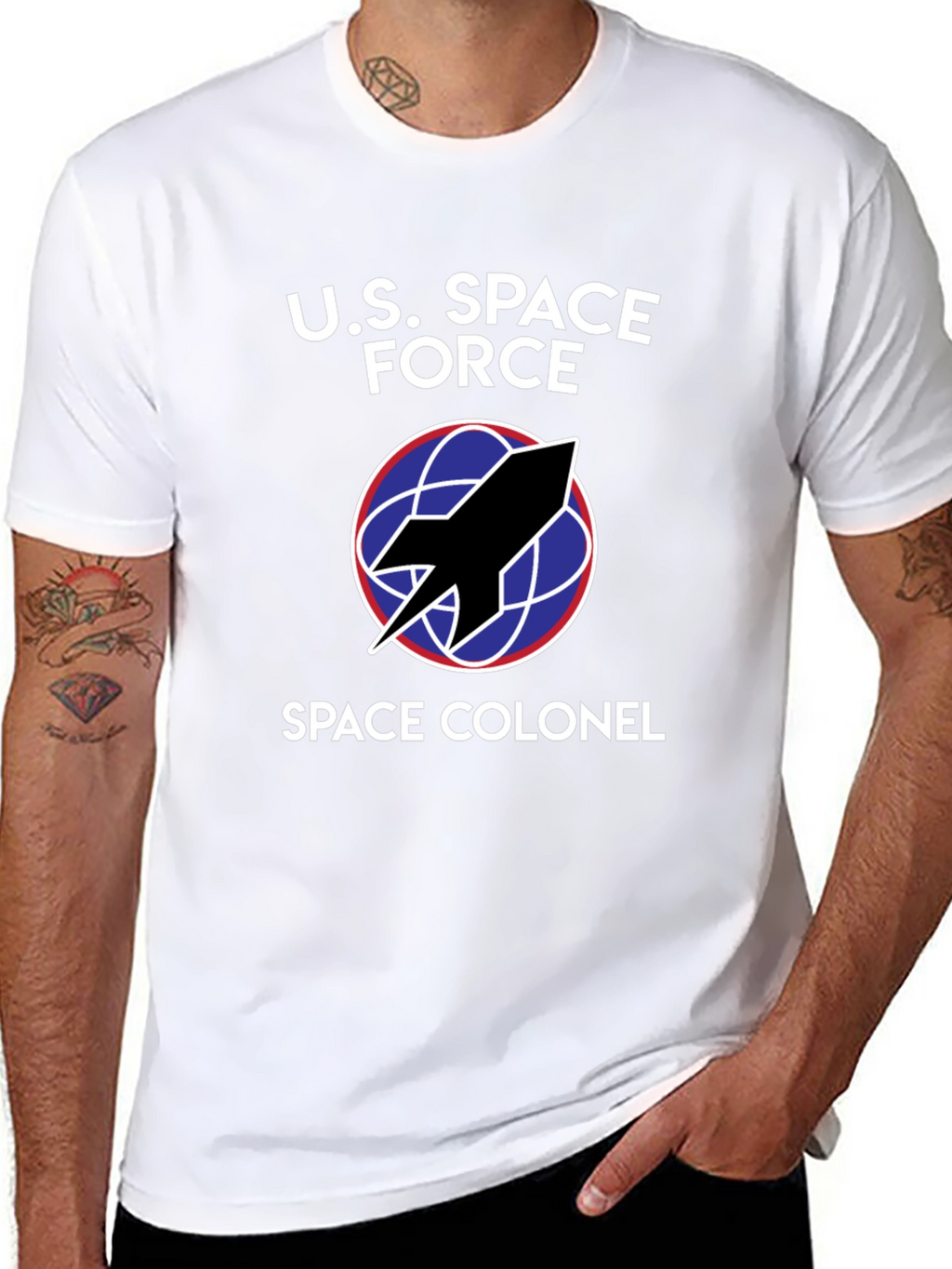 U.S. Space Force Space Colonel Graphic T-Shirt