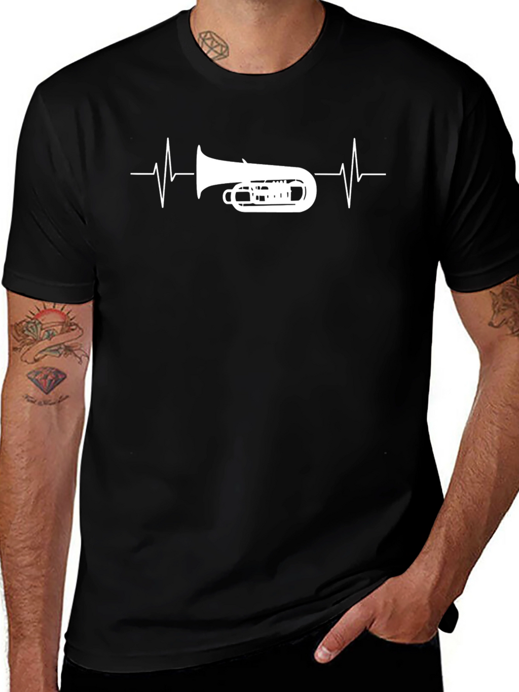 Tuba Heartbeat T-Shirt