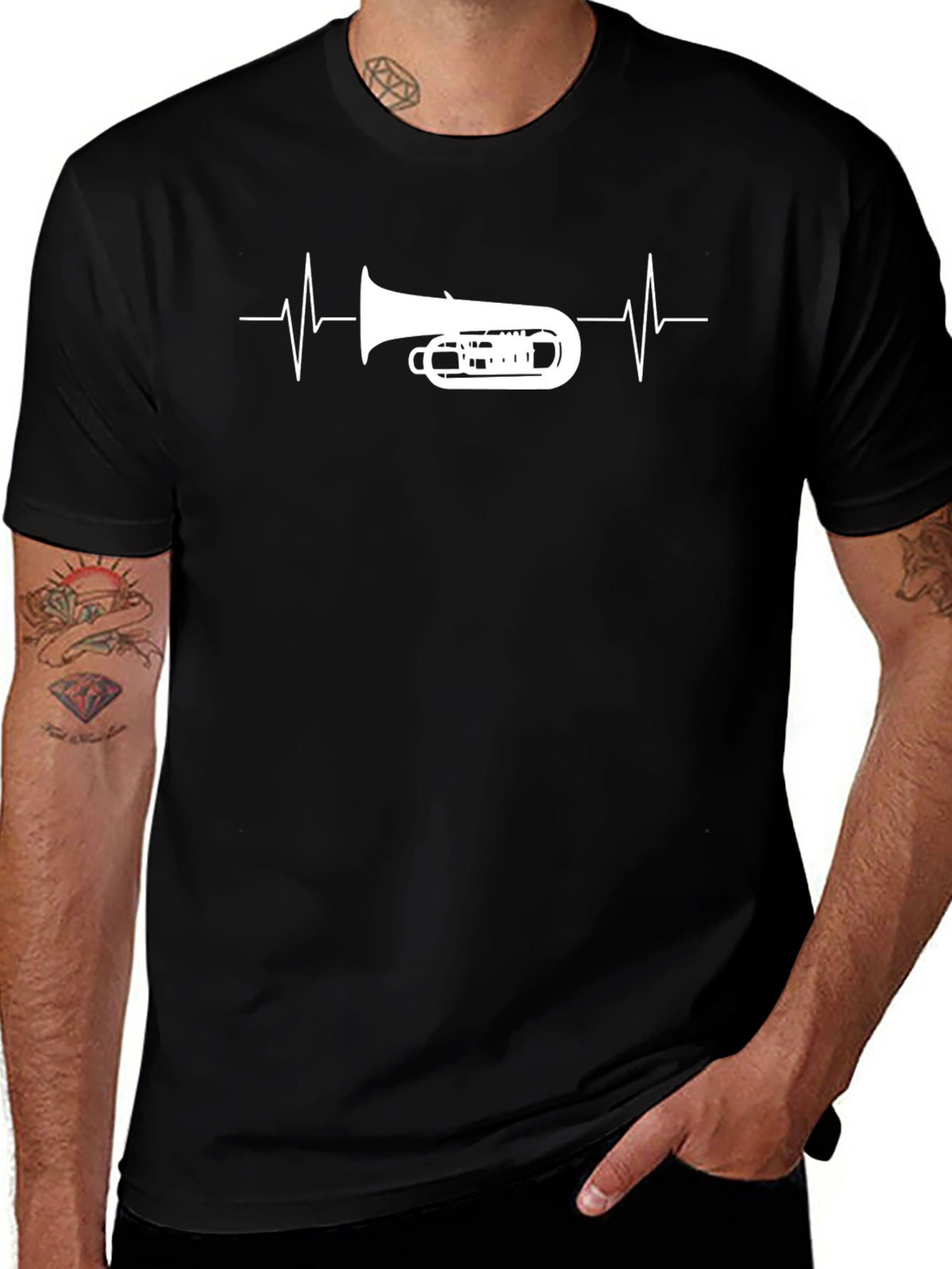 Tuba Heartbeat T-Shirt