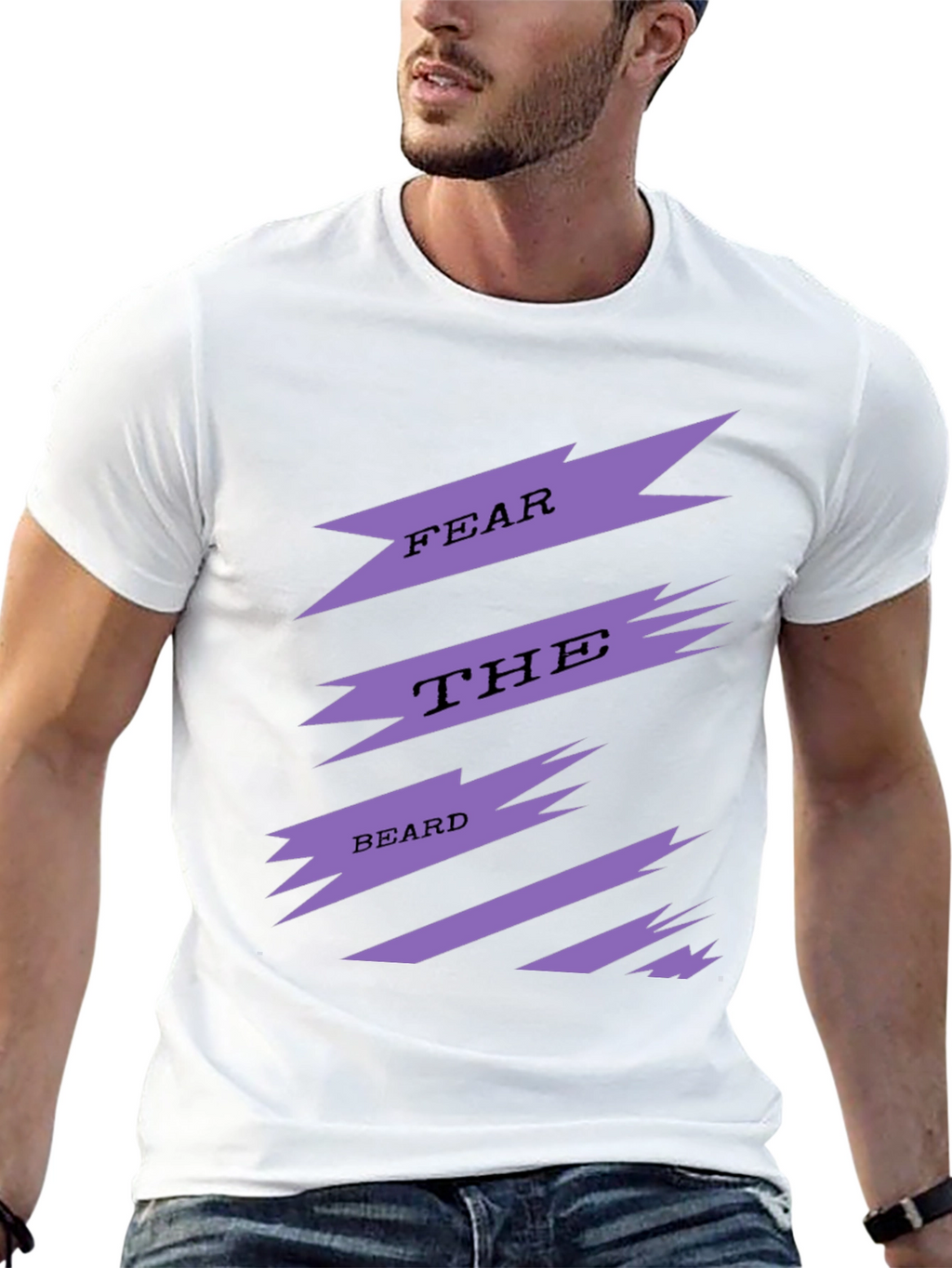 Fear The Beard Mens Graphic Tee