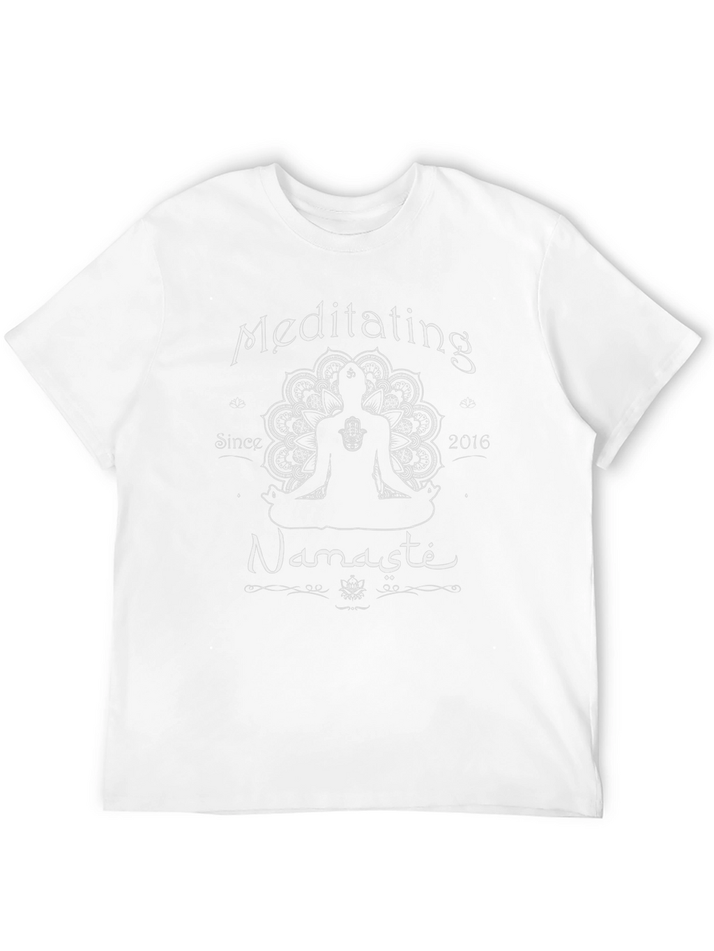Meditating Namaste Graphic T-Shirt - Yoga Inspired Tee