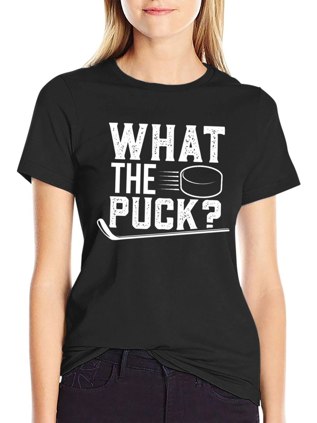 What the Puck? Hockey Graphic Tee