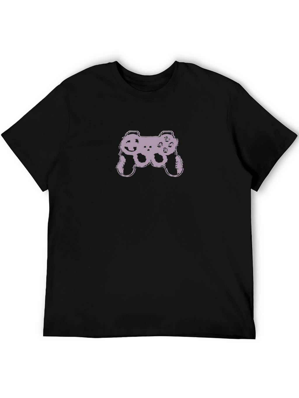 Gaming Controller Graphic Tee - Black Casual