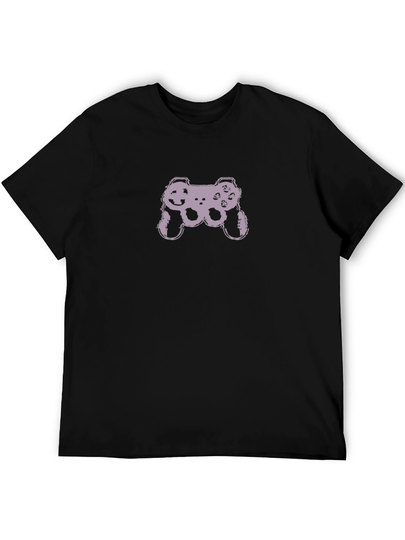 Gaming Controller Graphic Tee - Black Casual