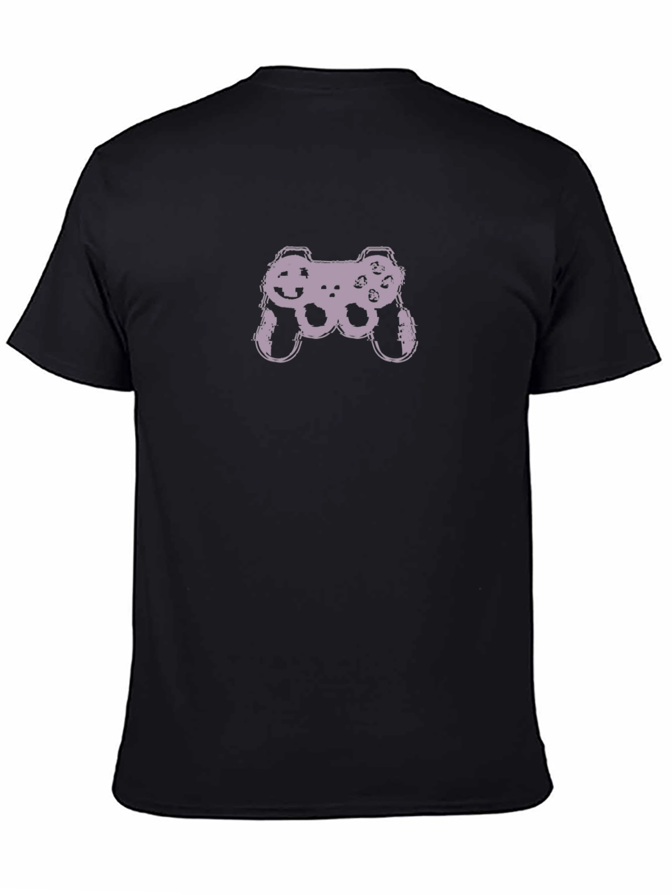 Gaming Controller Graphic Tee - Black Casual