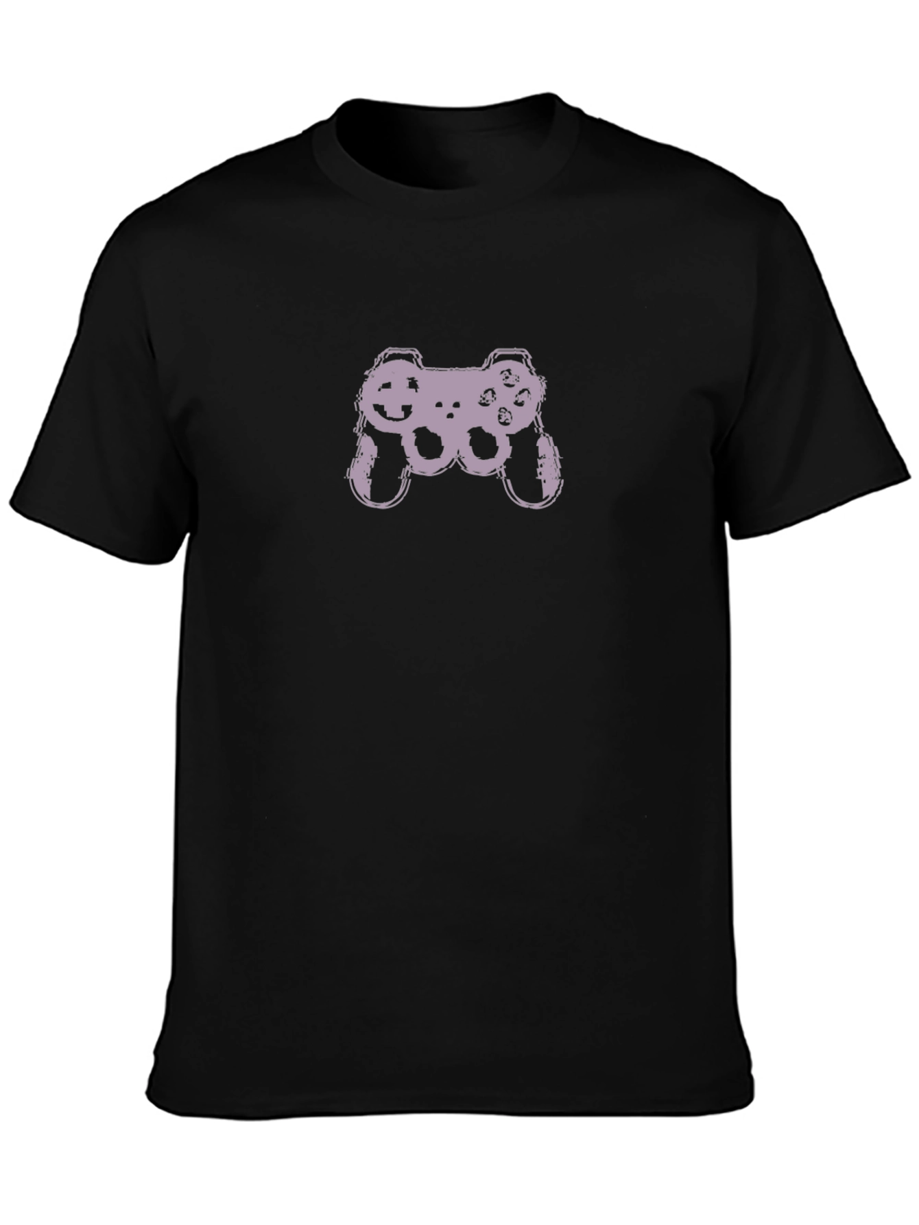 Gaming Controller Graphic Tee - Black Casual