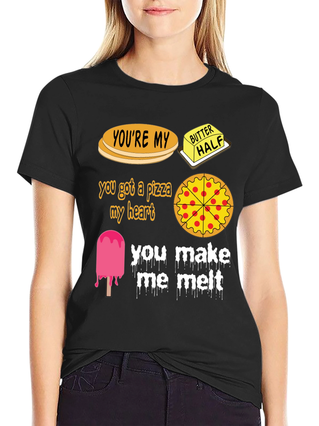 Humorous Food Pun Graphic T-Shirt