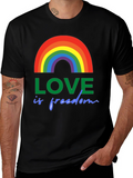 Love is Freedom Rainbow Pride T-Shirt