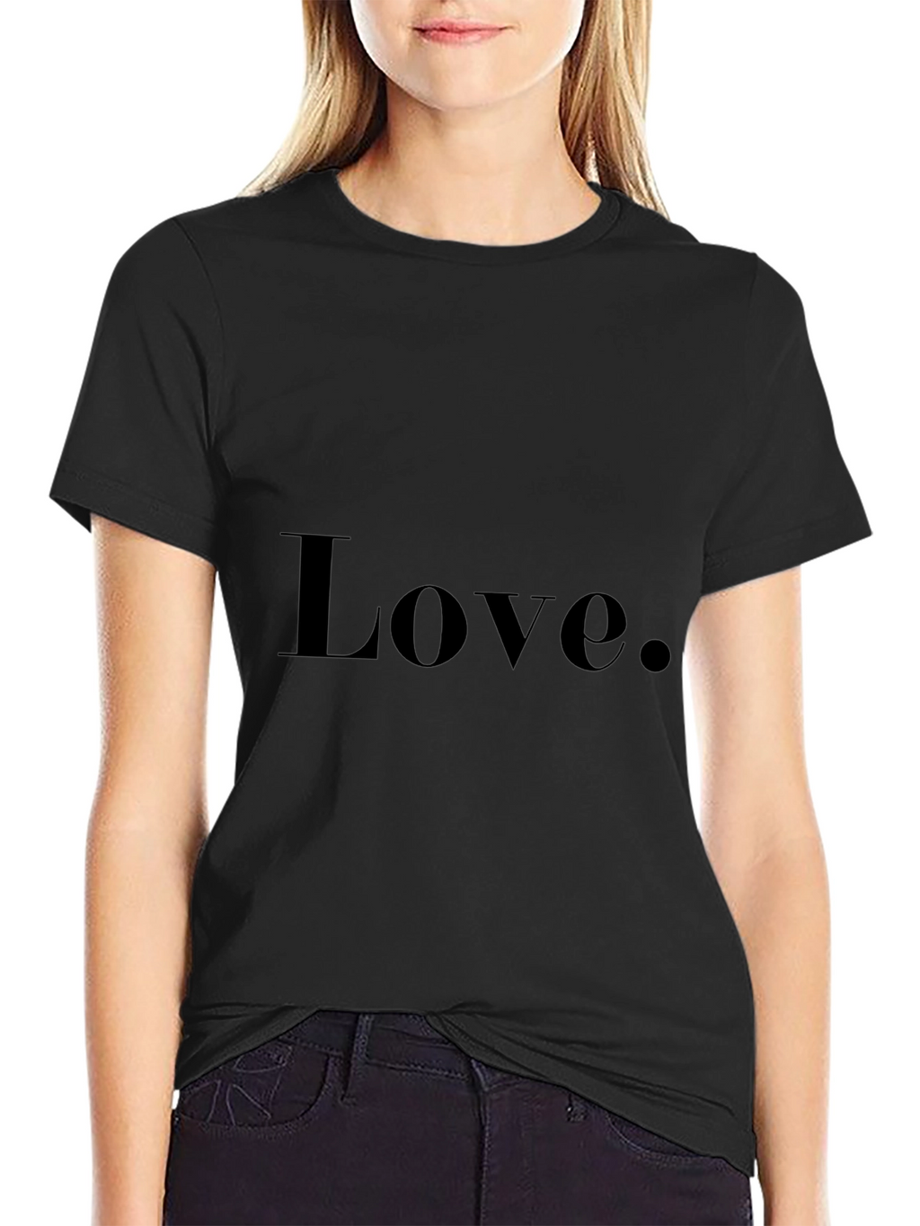 Love Graphic Tee - Stylish Unisex Black T-Shirt