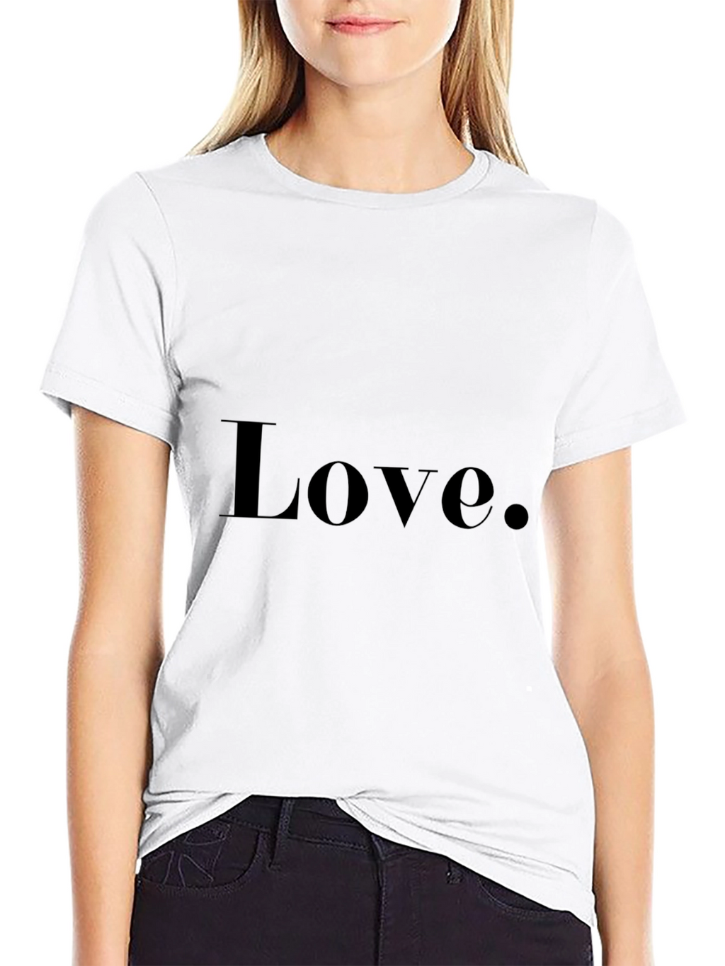 Love Graphic Tee - Stylish Unisex Black T-Shirt