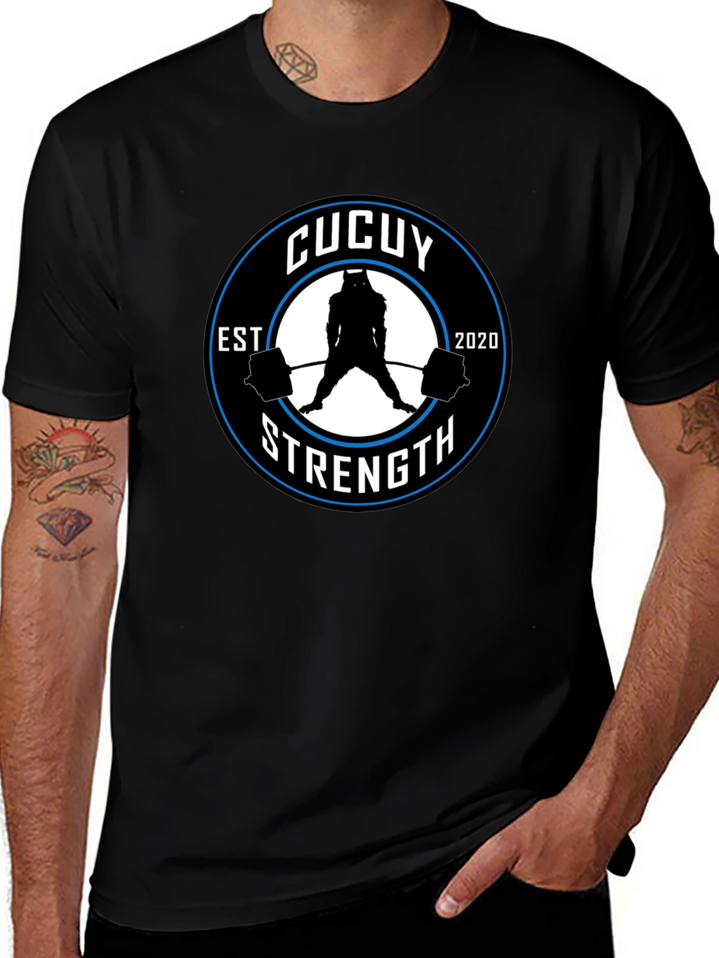 Cucuy Strength EST 2020 Black T-Shirt