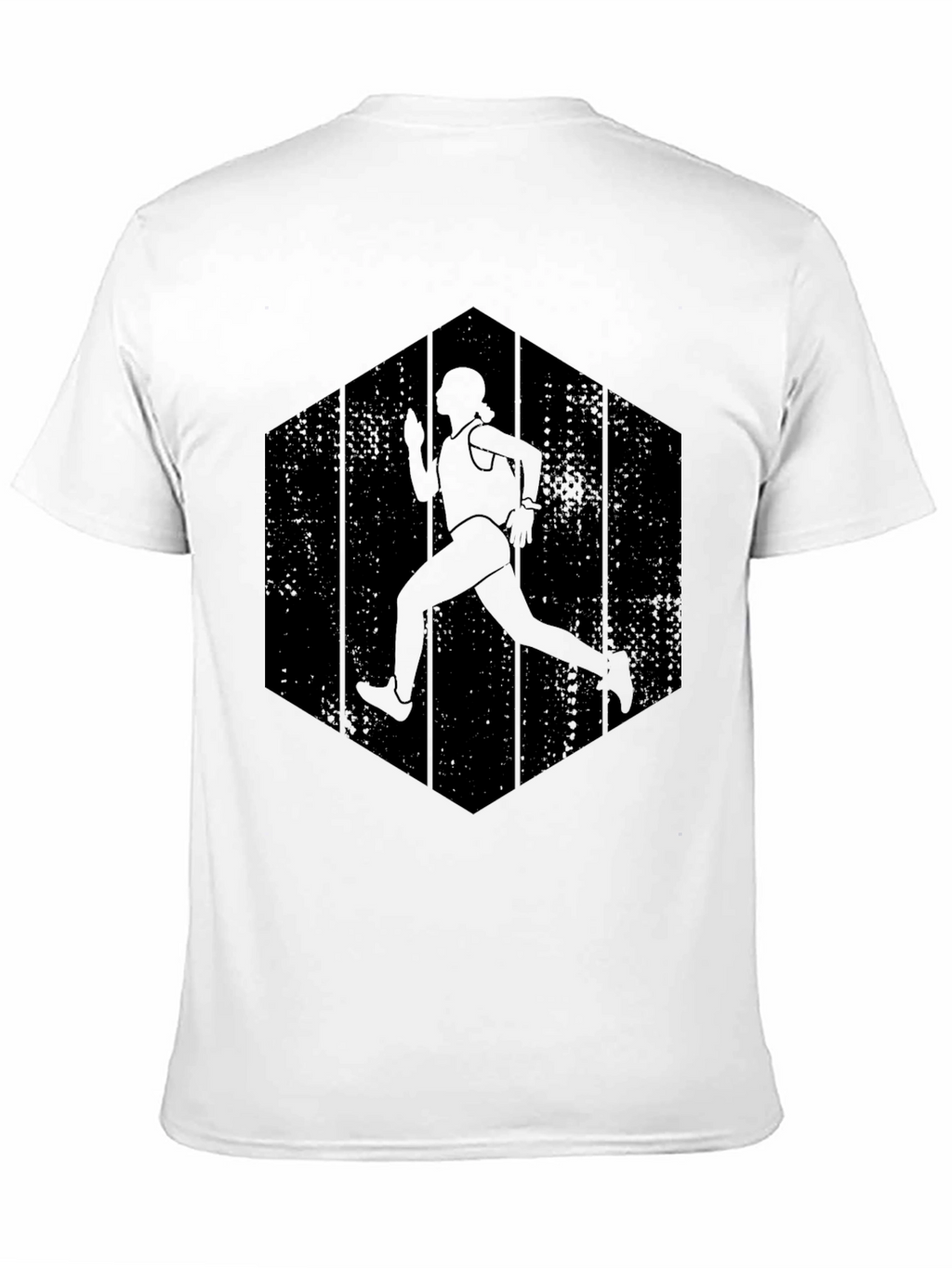 Runner Silhouette Graphic Tee - Black