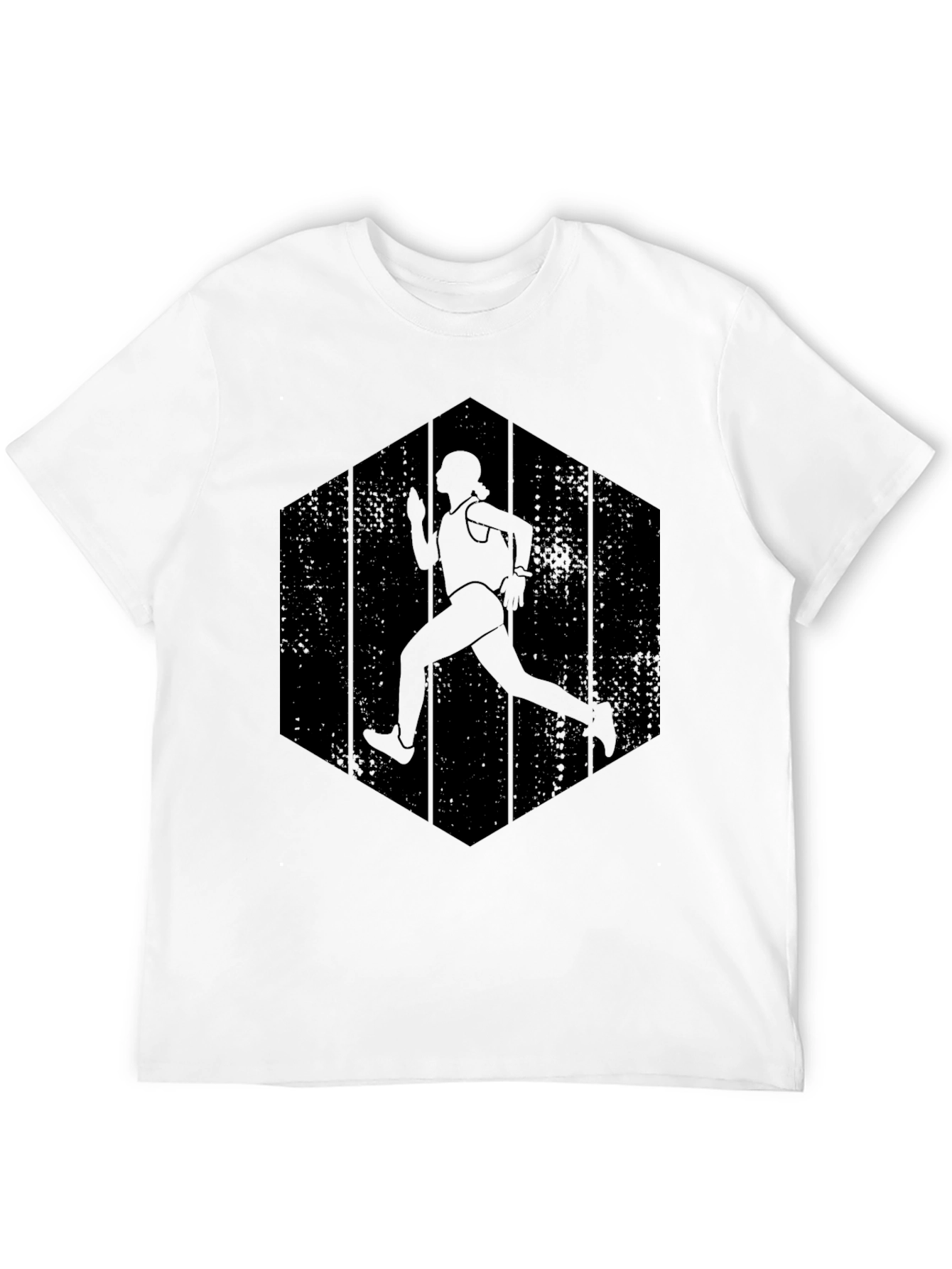 Runner Silhouette Graphic Tee - Black