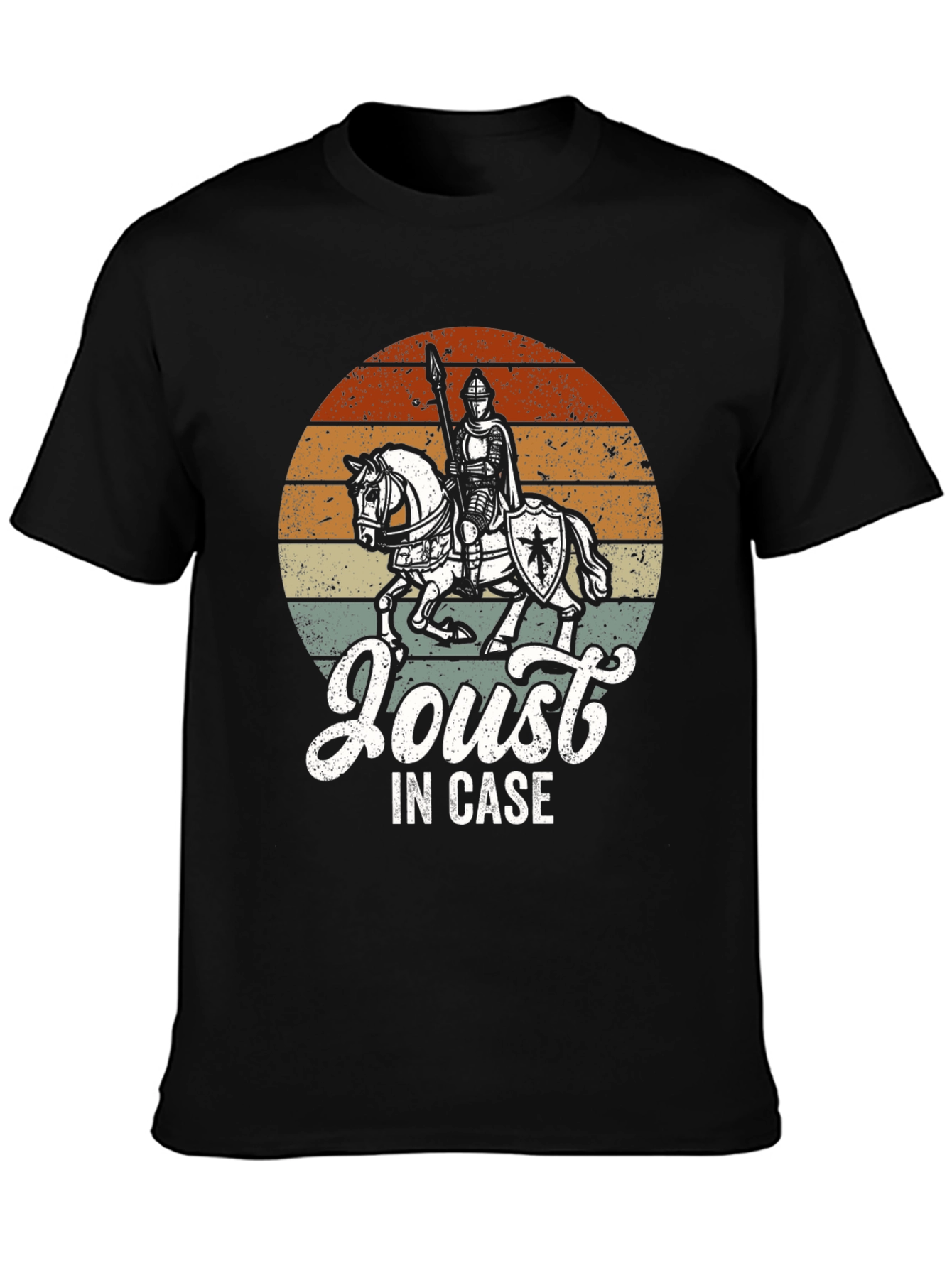 Medieval Knight Joust In Case Graphic T-Shirt