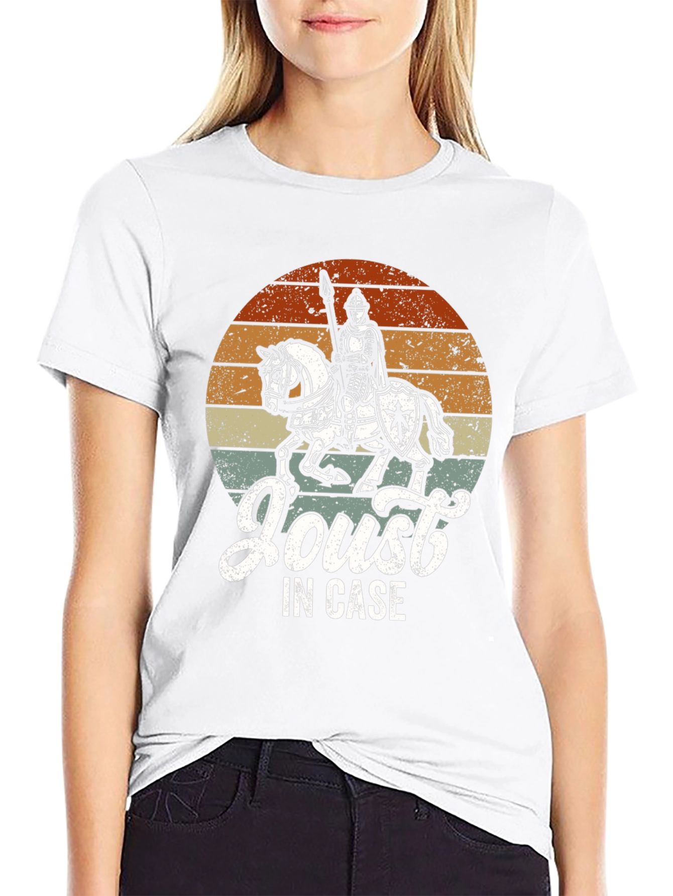 Medieval Knight Joust In Case Graphic T-Shirt
