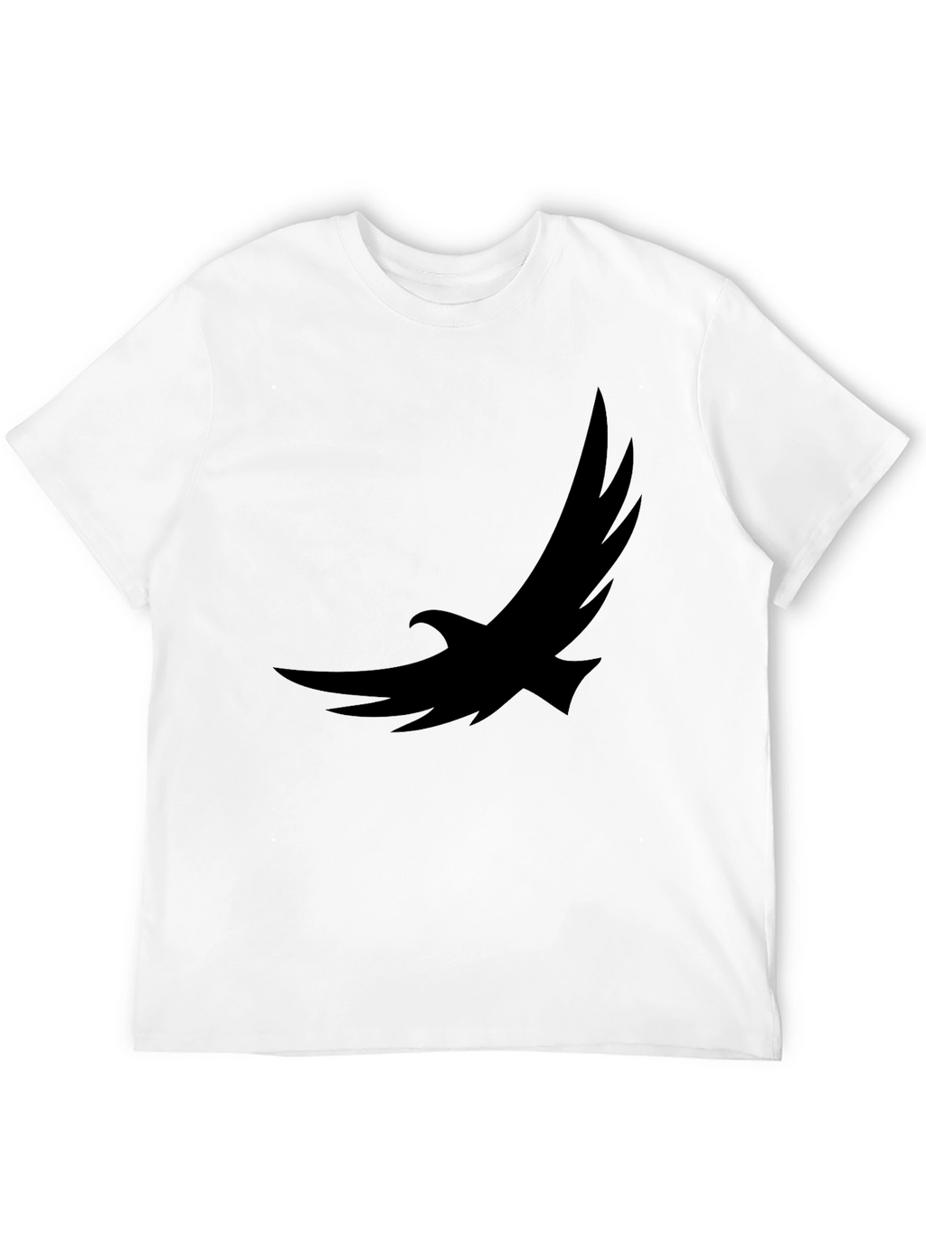 Black Eagle Graphic Tee - Soft Cotton Casual Shirt