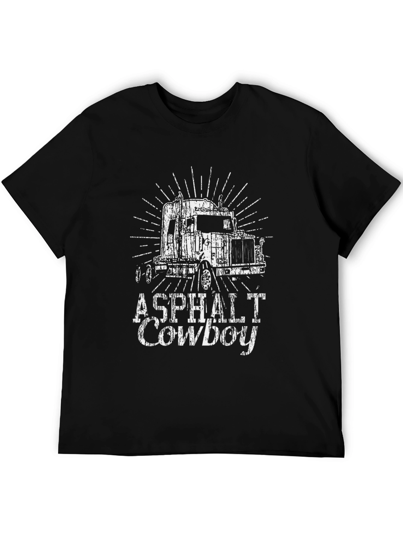 Asphalt Cowboy Trucker Graphic Tee