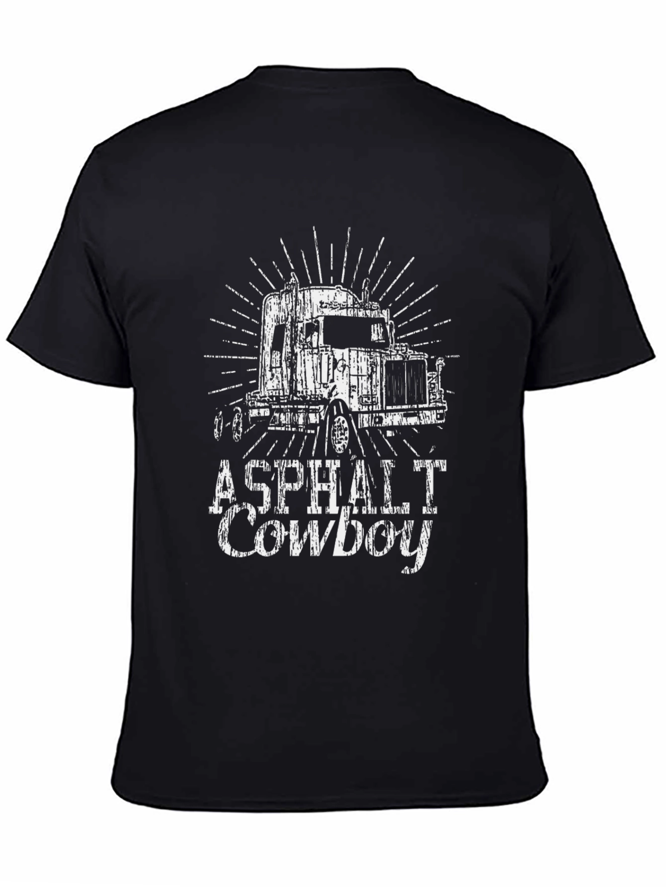 Asphalt Cowboy Trucker Graphic Tee
